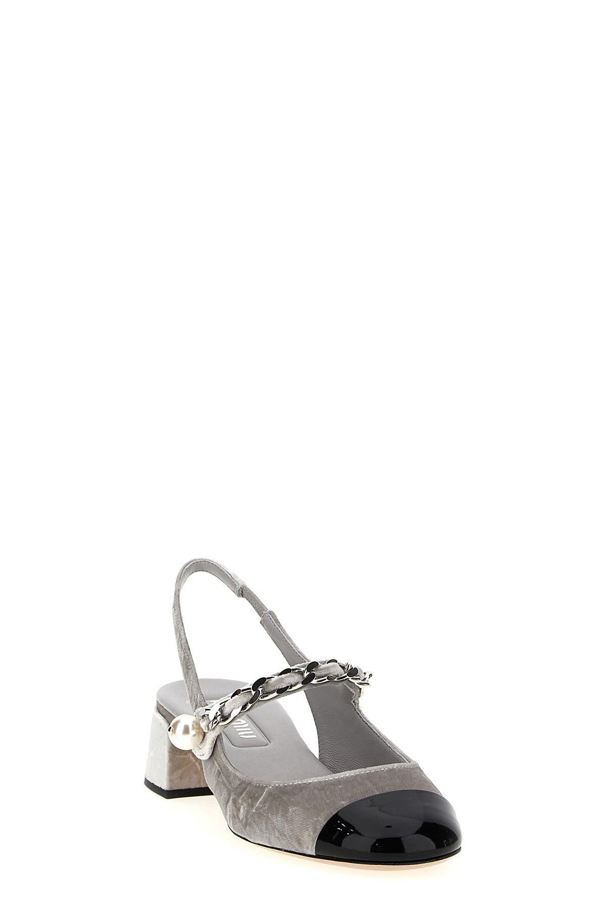 MIU MIU Velvet slingback For Women 100% calfskin leather (Bos Taurus)