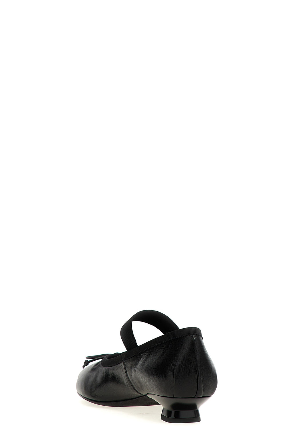 MIU MIU Logo bow ballet flats For Women 100% calfskin leather (Bos Taurus)