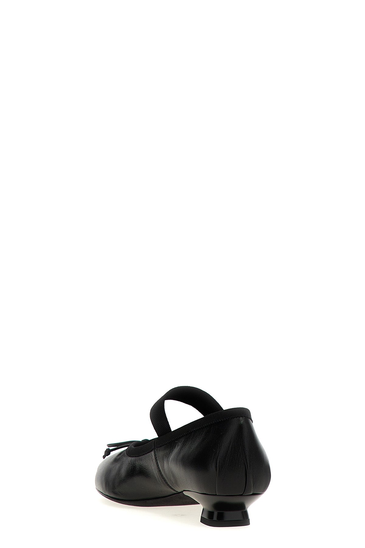MIU MIU Logo bow ballet flats For Women 100% calfskin leather (Bos Taurus)