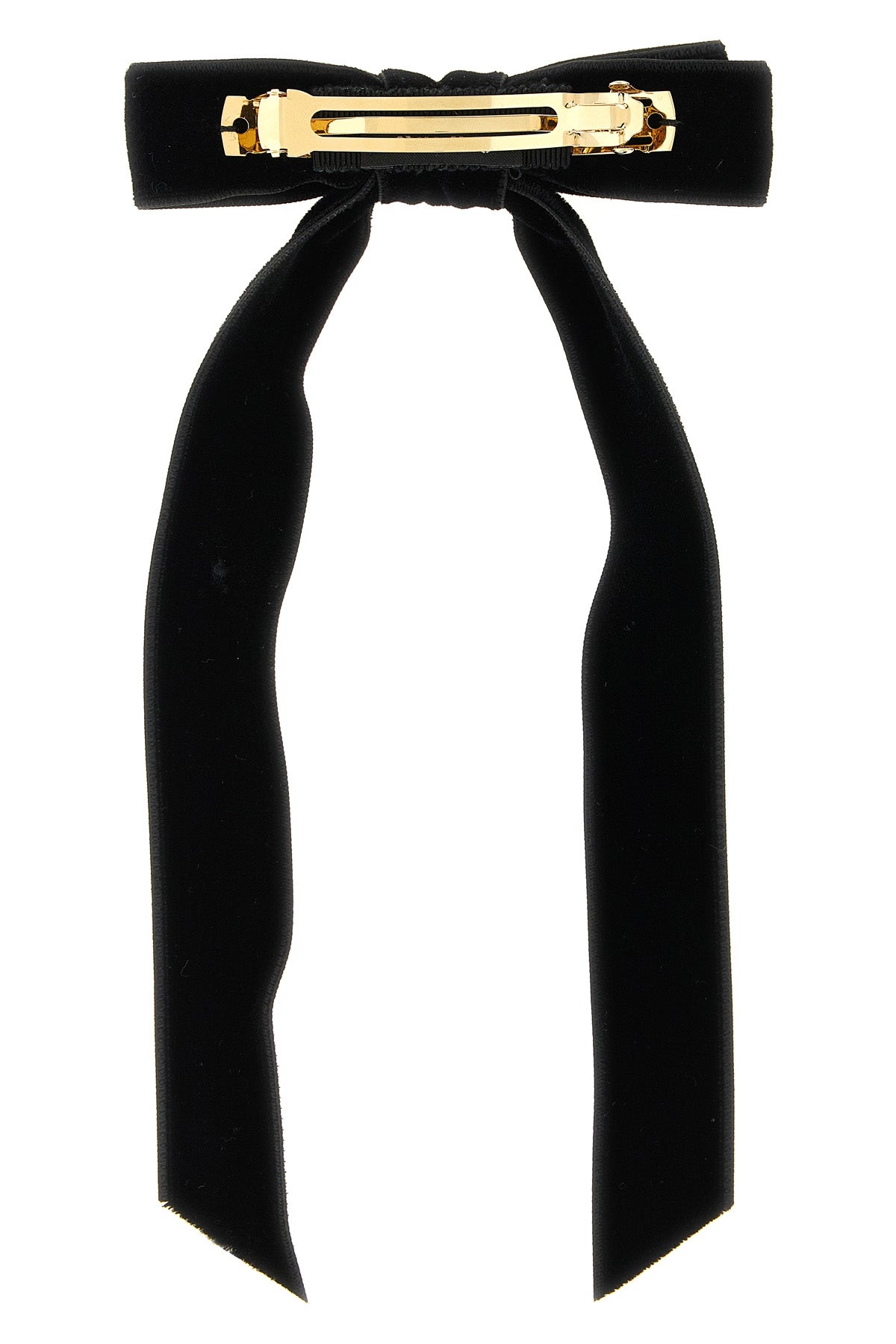 MIU MIU Velvet hair clip For Women 100% brass