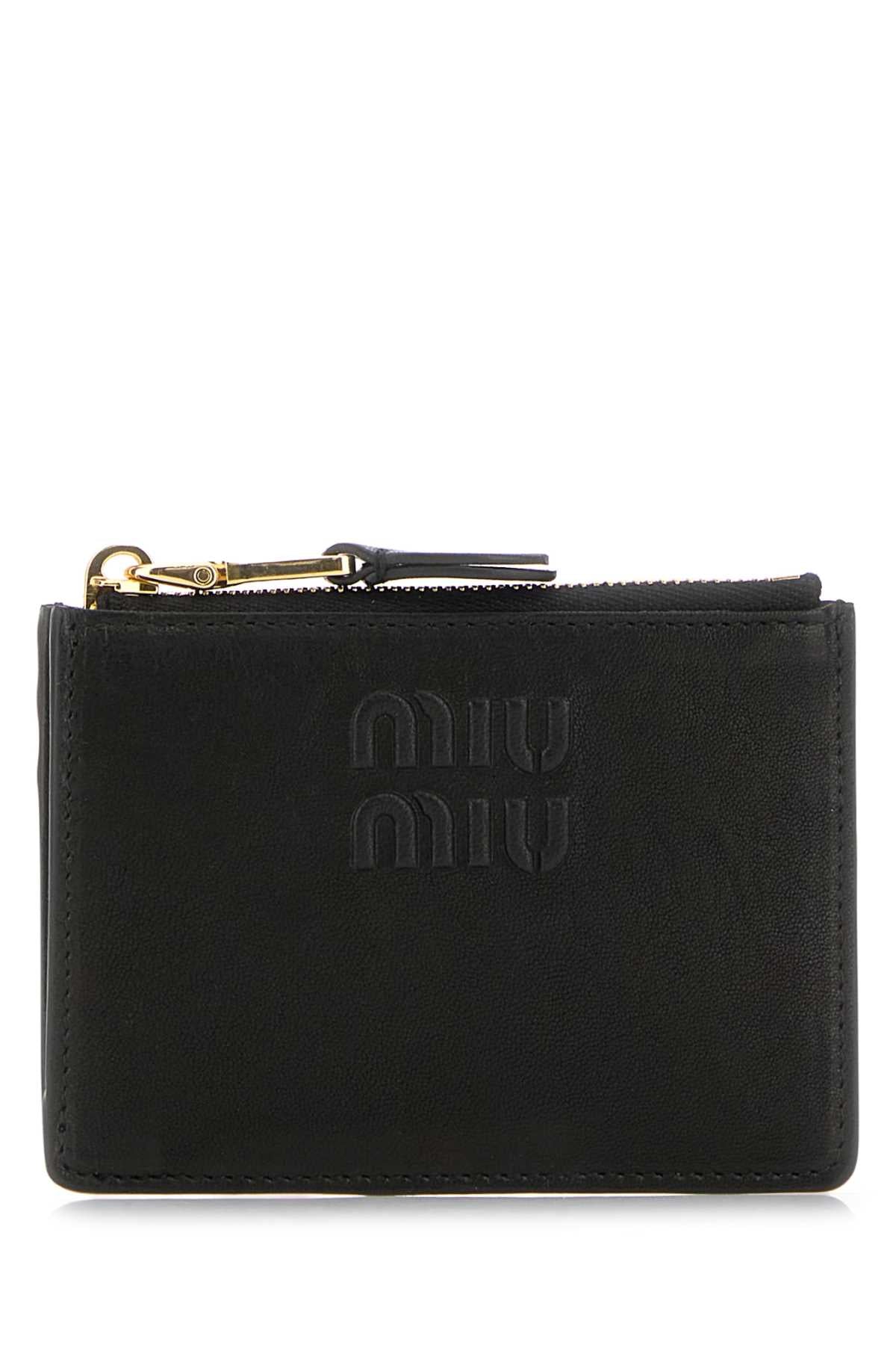MIU MIU MINUTERIA For Women Exterior: 100% Nappa leather Finishing: Golden metal