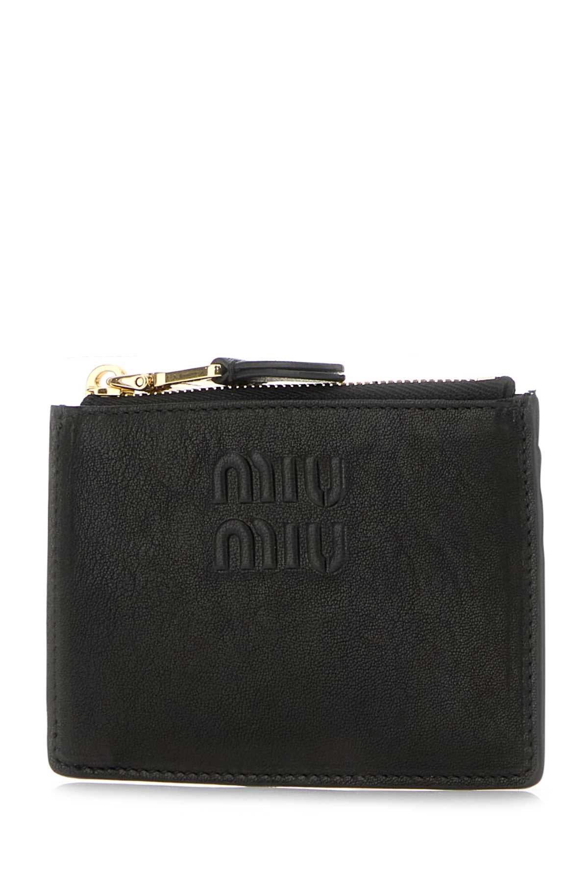 MIU MIU MINUTERIA For Women Exterior: 100% Nappa leather Finishing: Golden metal