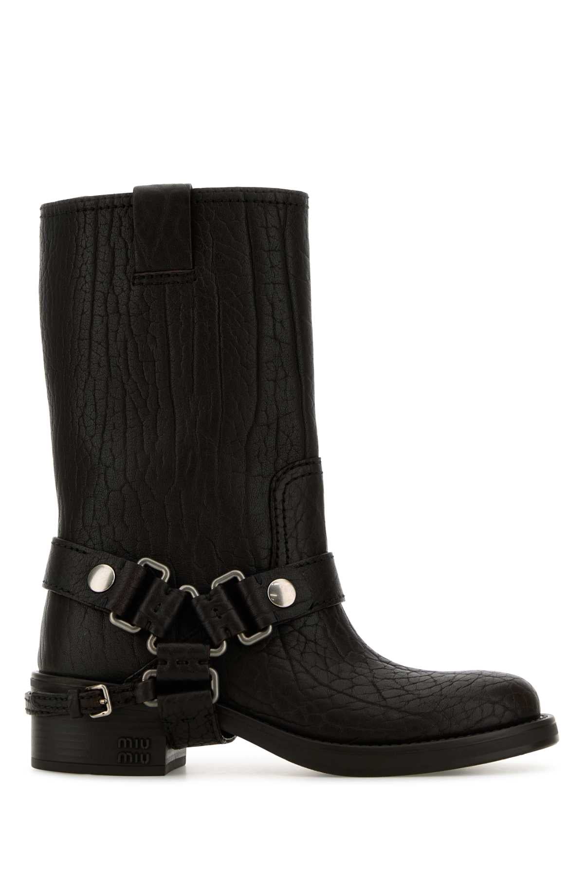 MIU MIU STIVALETTI For Women 100%Vitello