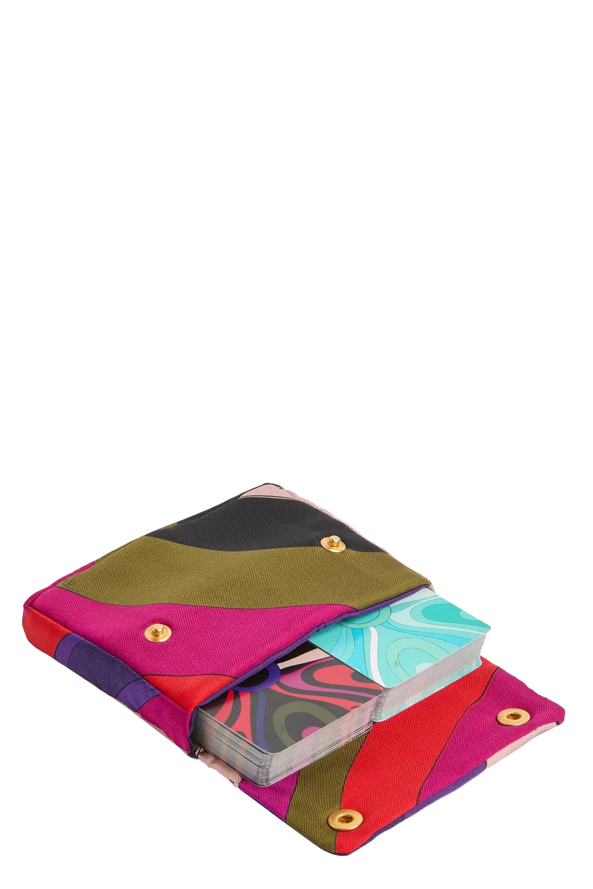 EMILIO PUCCI 'Marmo' Playing Card Set with Print Case For Women 100% paper