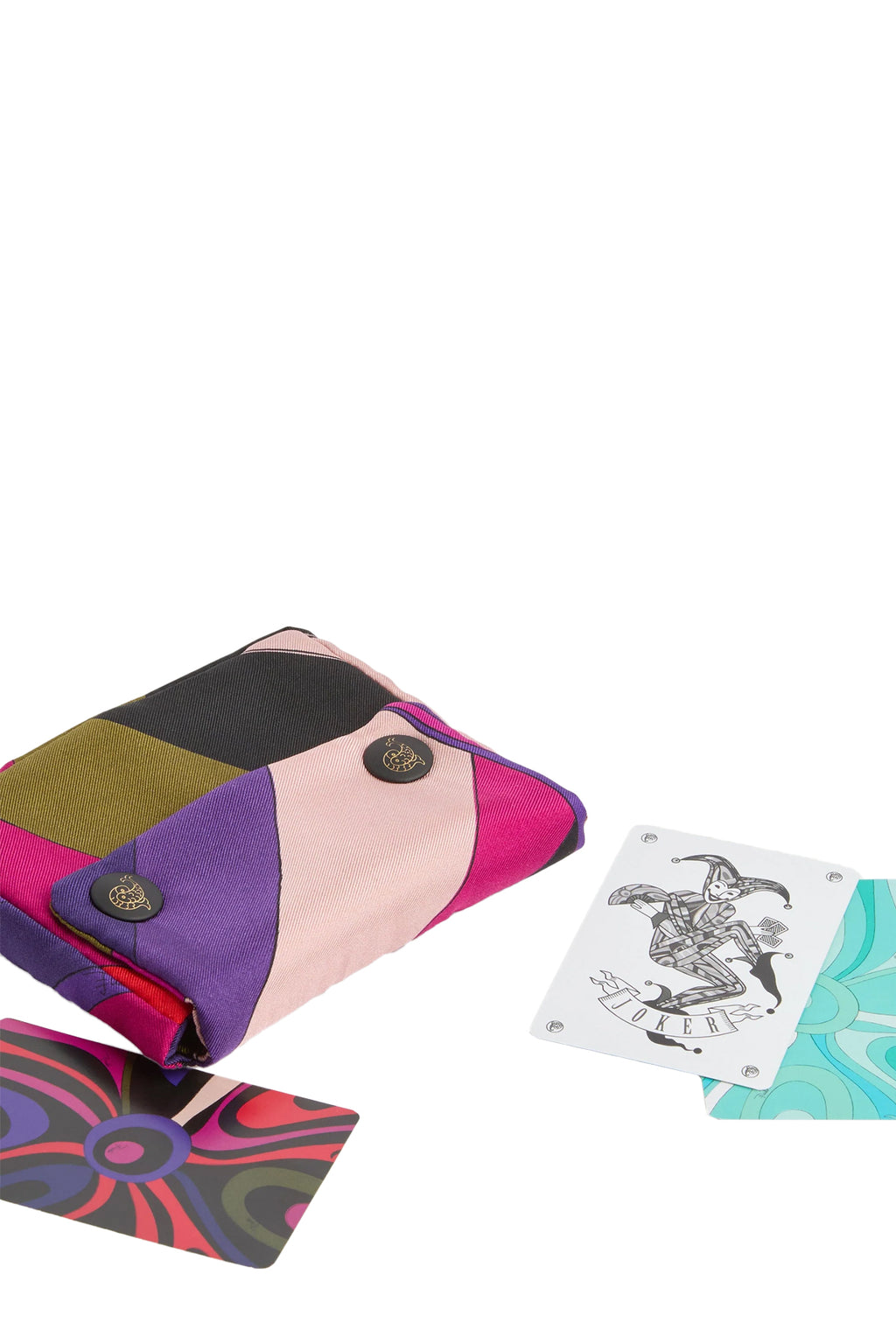 EMILIO PUCCI 'Marmo' Playing Card Set with Print Case For Women 100% paper