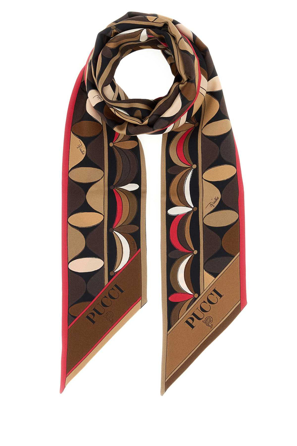 EMILIO PUCCI TRIANGOLO BANDEAU - SILK TWILL For Women Exterior: 100% Silk