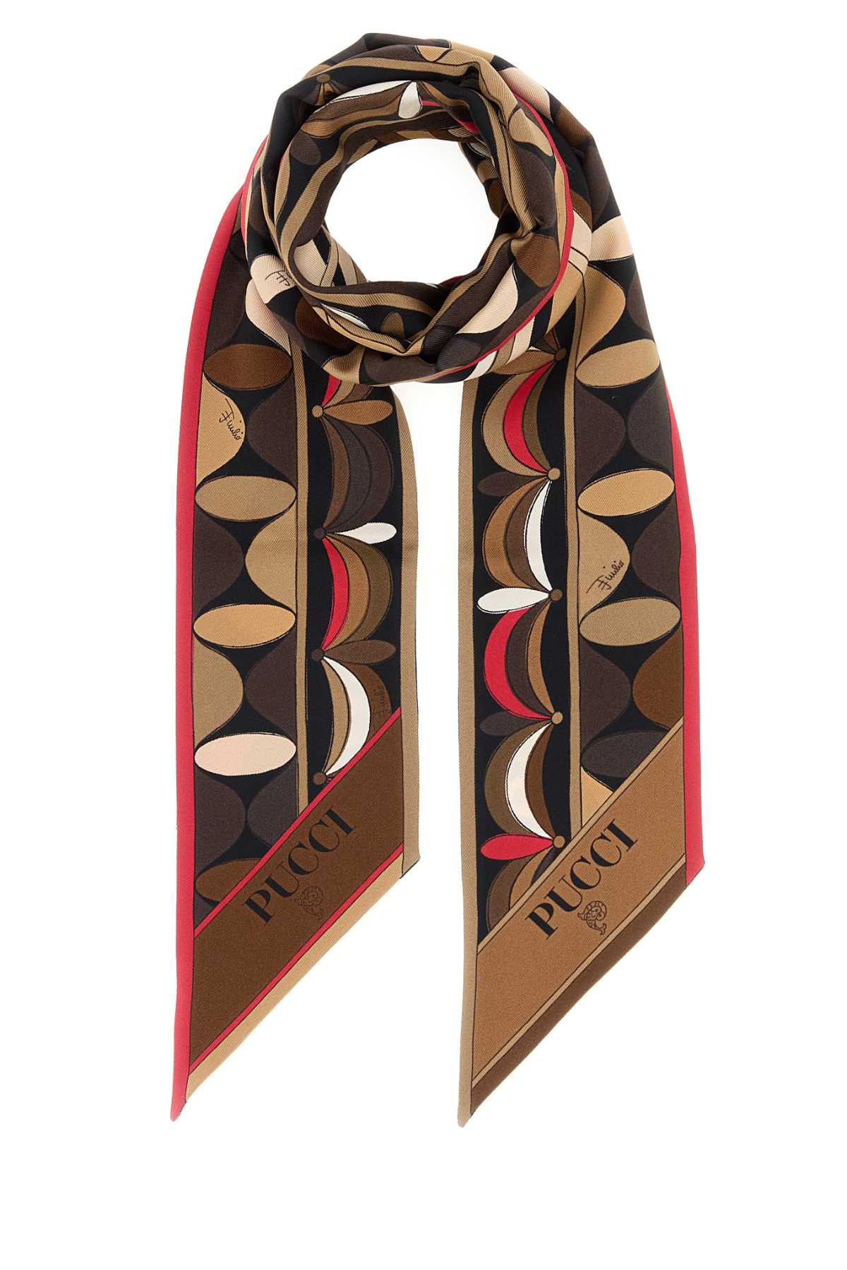 EMILIO PUCCI TRIANGOLO BANDEAU - SILK TWILL For Women Exterior: 100% Silk