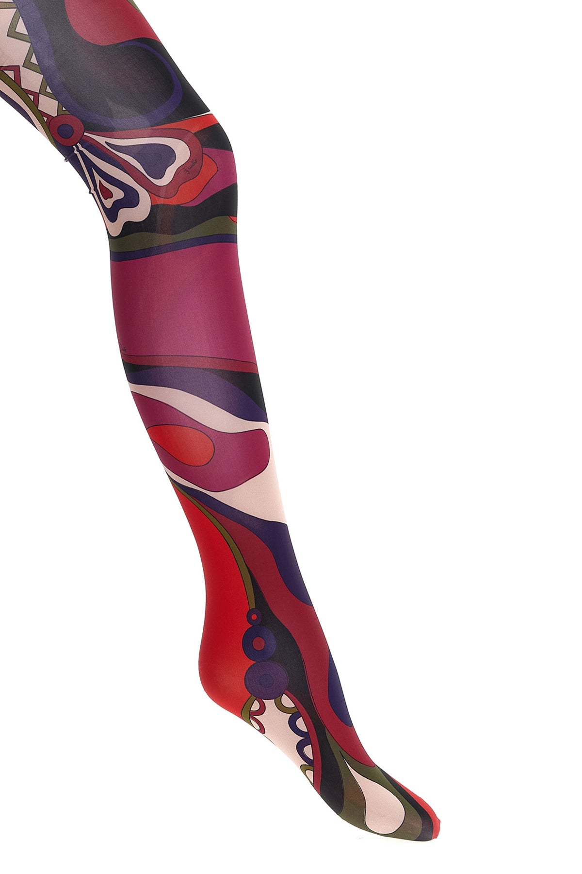 EMILIO PUCCI Patterned printed tights For Women 82% polyester, 18% elastane