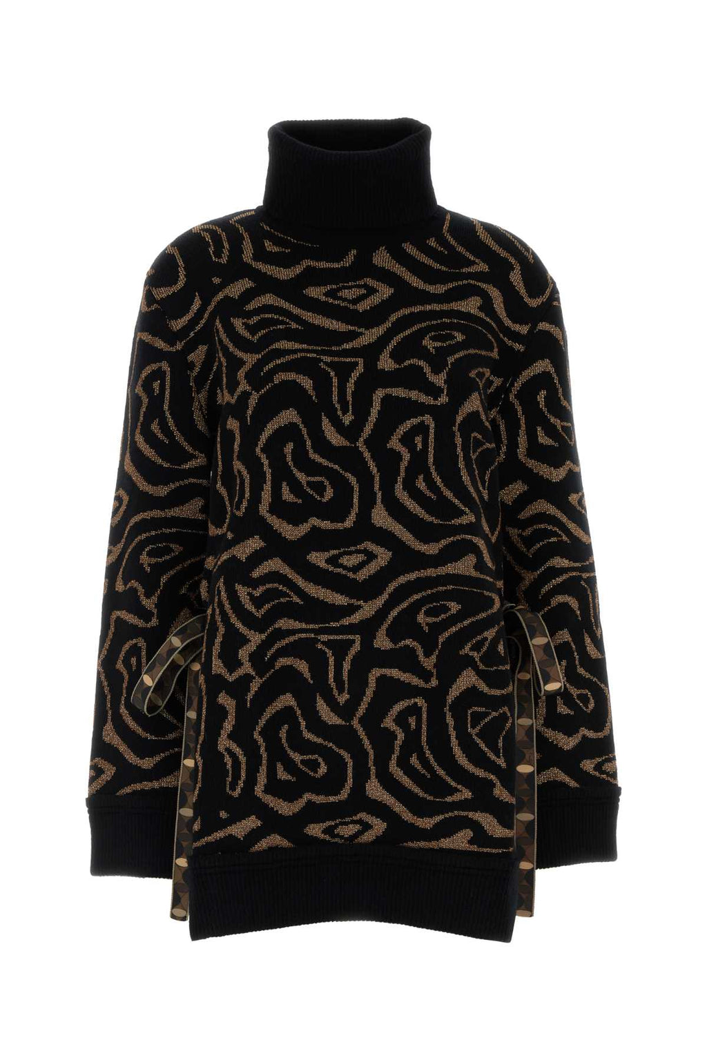 EMILIO PUCCI H.N. SWEATER - LABIRINTO LUREX JACQUARD For Women Exterior: 57% Polyester 22% Nylon 11% Wool 10% Metallic fiber
