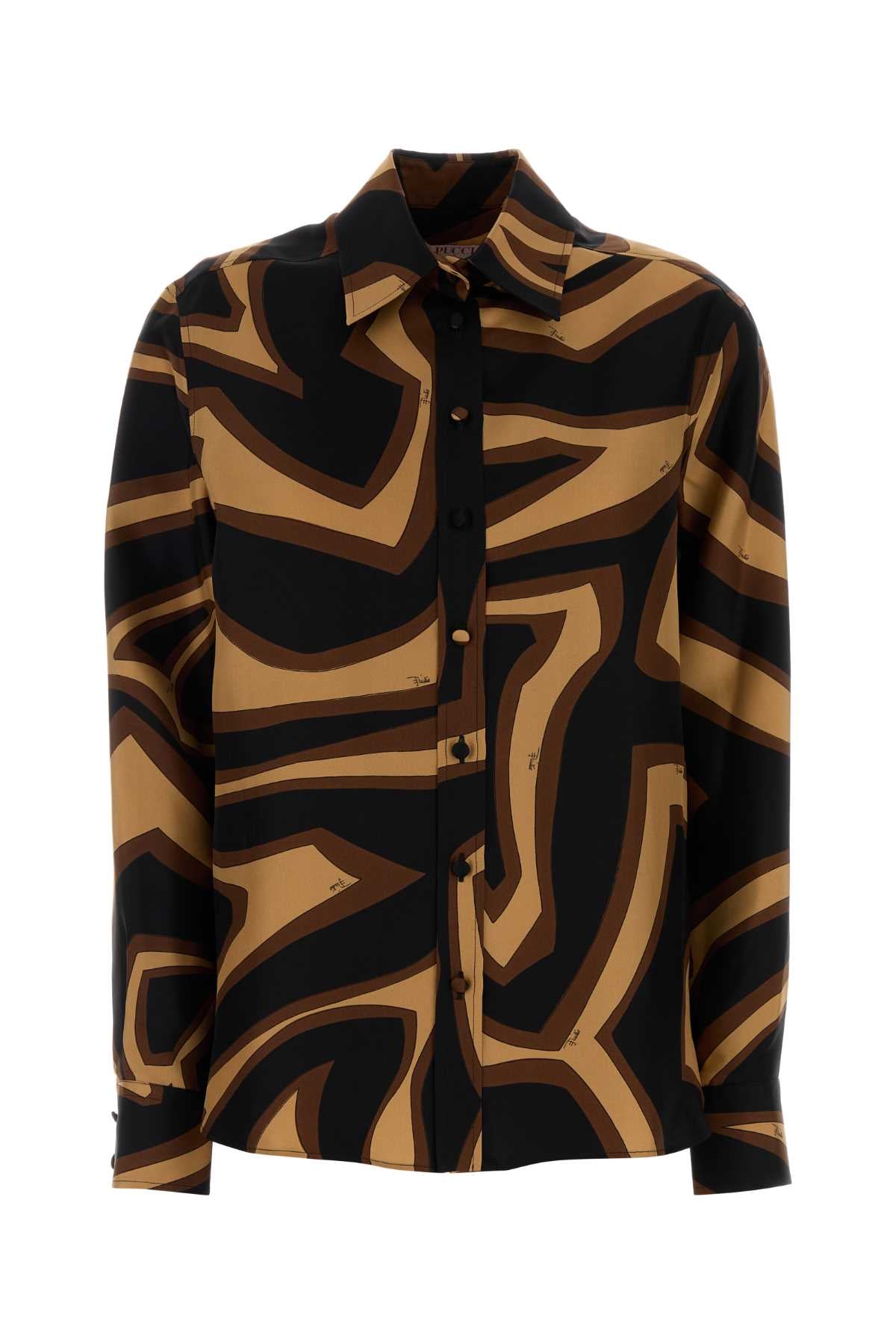 EMILIO PUCCI CAMICIA - SILK TWILL For Women Exterior: 100% Silk