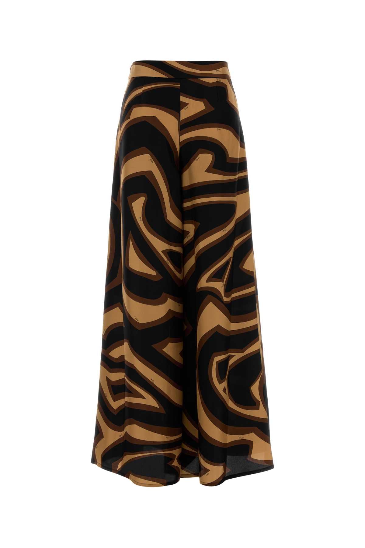 EMILIO PUCCI PANTALONE - SILK TWILL For Women Exterior: 100% Silk