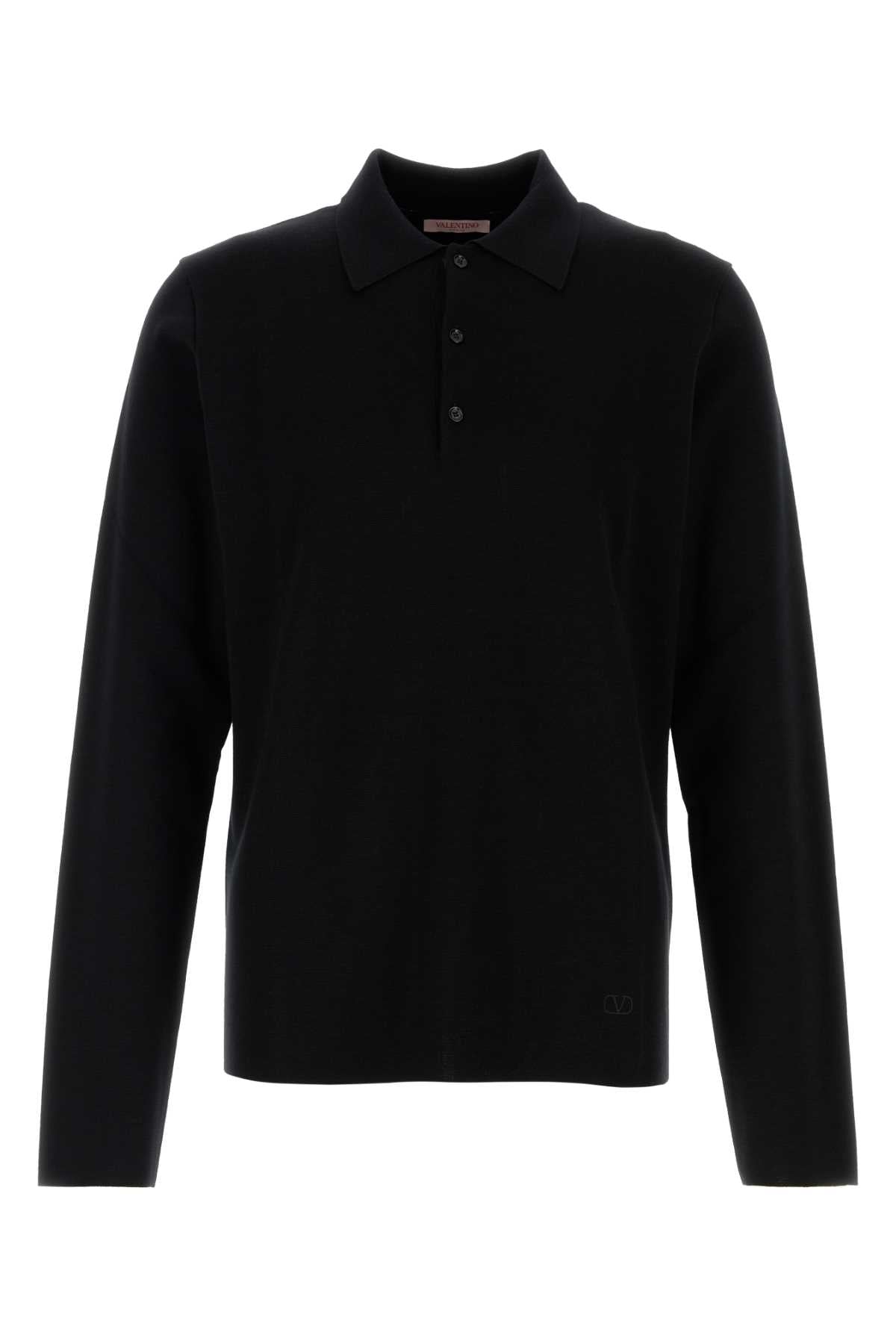 VALENTINO GARAVANI POLO MAGLIA | VLOGO SIGNA For Men Exterior: 100% Virgin wool