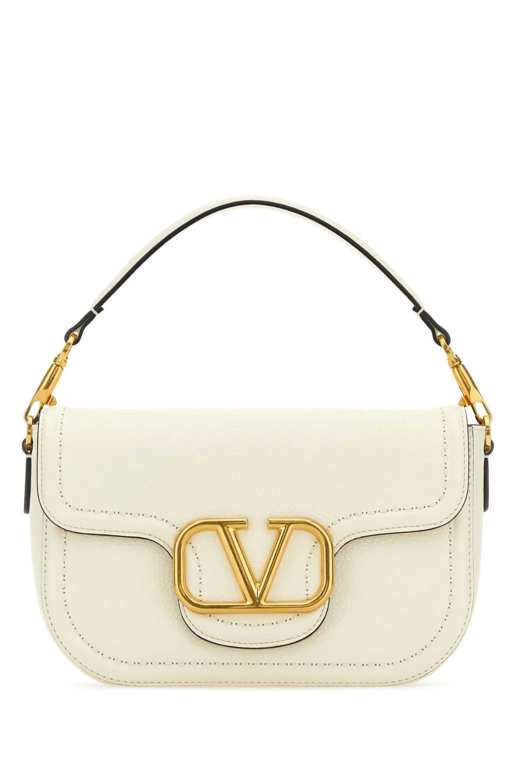 VALENTINO GARAVANI SHOULDER BAG | ALLTIME | For Women Exterior: 100% Calf Lining: 100% Suede Finishing: Antiqued golden metal
