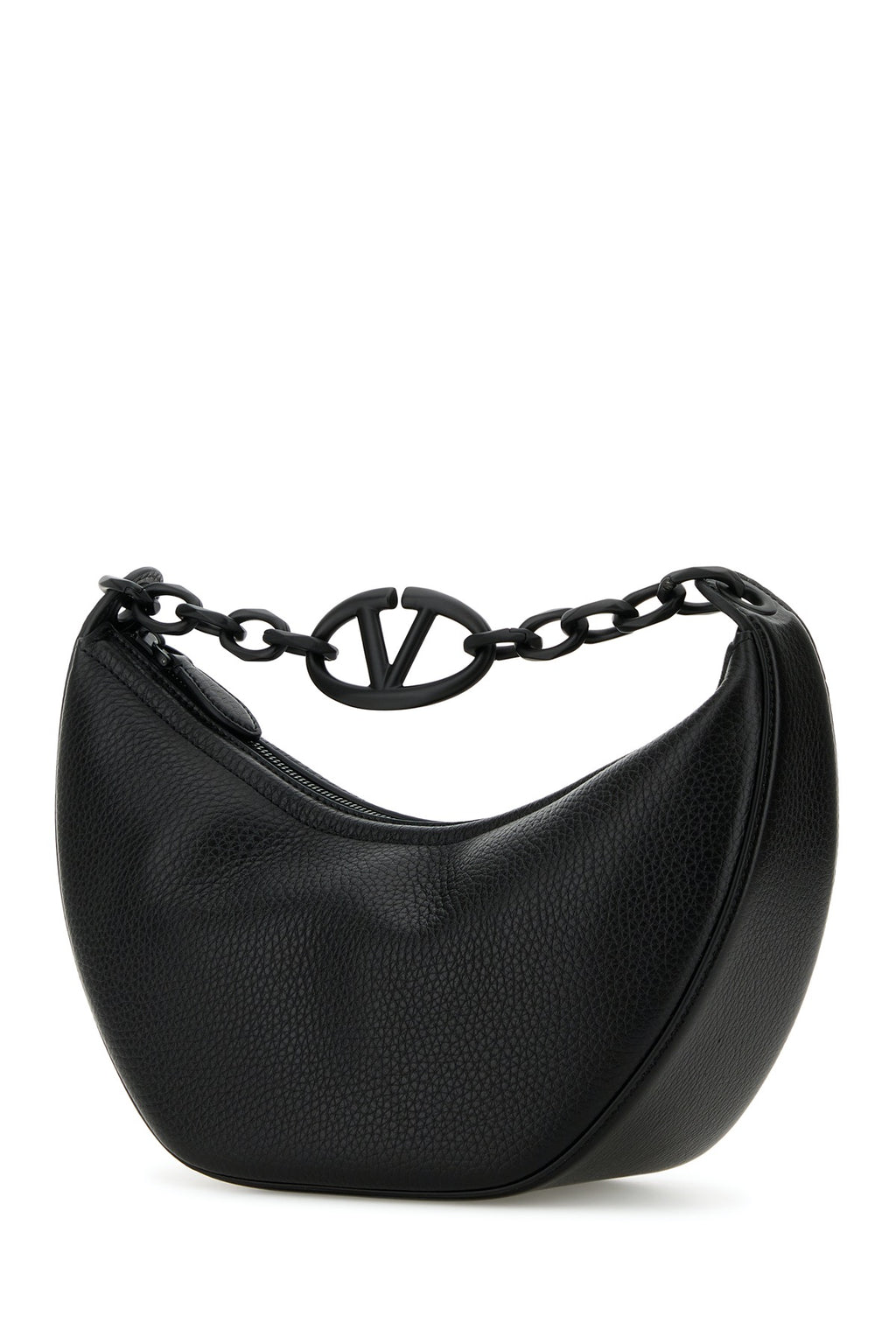 VALENTINO GARAVANI SMALL HOBO | VLOGO MOON B For Women Exterior: 100% Leather Lining: 100% Leather Finishing: Enameled metal