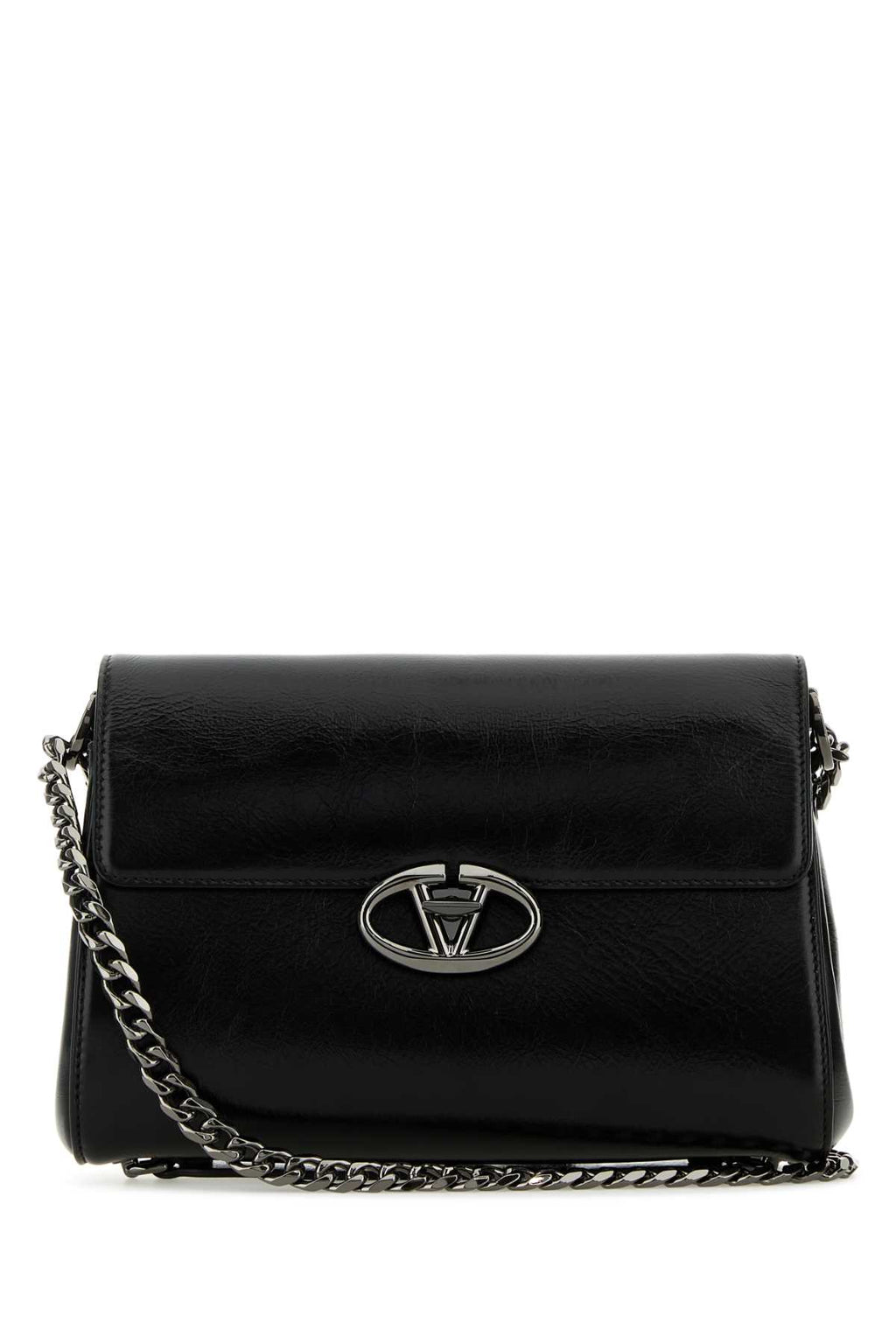 VALENTINO GARAVANI LARGE SHOULDER BAG | CHAI For Women Exterior: 100% Leather Lining: 100% Leather Finishing: Gunmetal