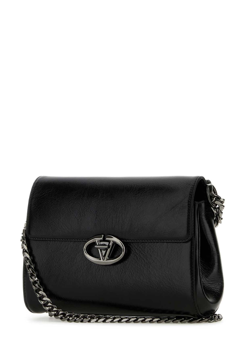 VALENTINO GARAVANI LARGE SHOULDER BAG | CHAI For Women Exterior: 100% Leather Lining: 100% Leather Finishing: Gunmetal