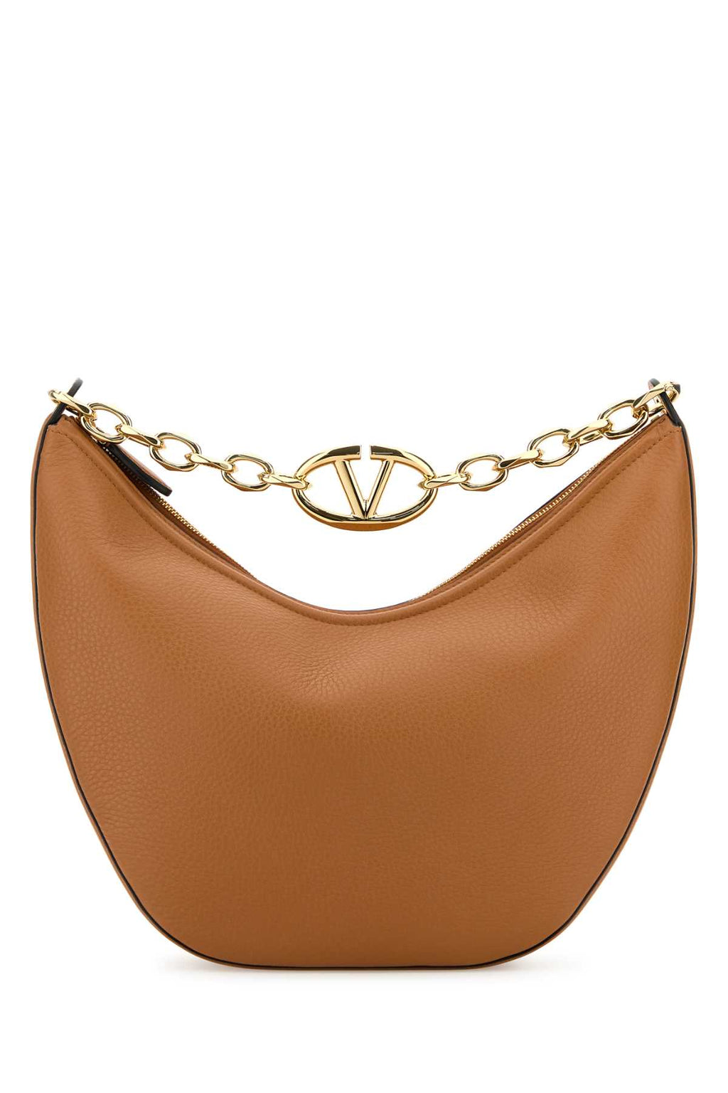 VALENTINO GARAVANI MEDIUM HOBO | VLOGO MOON For Women Exterior: 100% Leather Lining: 100% Nappa leather Finishing: Golden metal