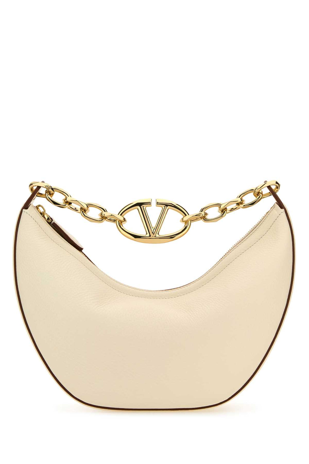 VALENTINO GARAVANI SMALL HOBO | VLOGO MOON B For Women Exterior: 100% Leather Lining: 100% Nappa leather Finishing: Golden metal