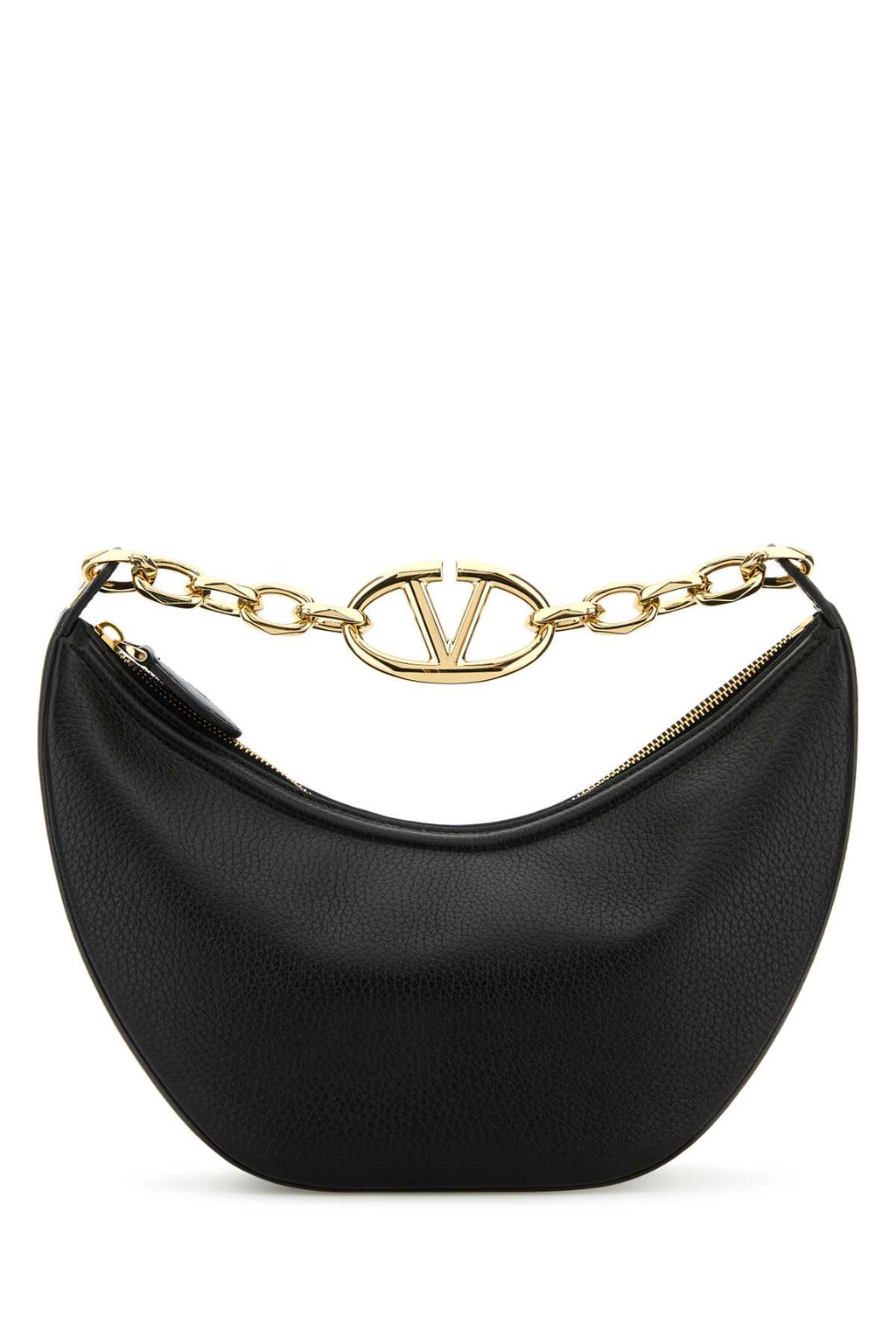 VALENTINO GARAVANI SMALL HOBO | VLOGO MOON B For Women Exterior: 100% Leather Lining: 100% Nappa leather Finishing: Golden metal