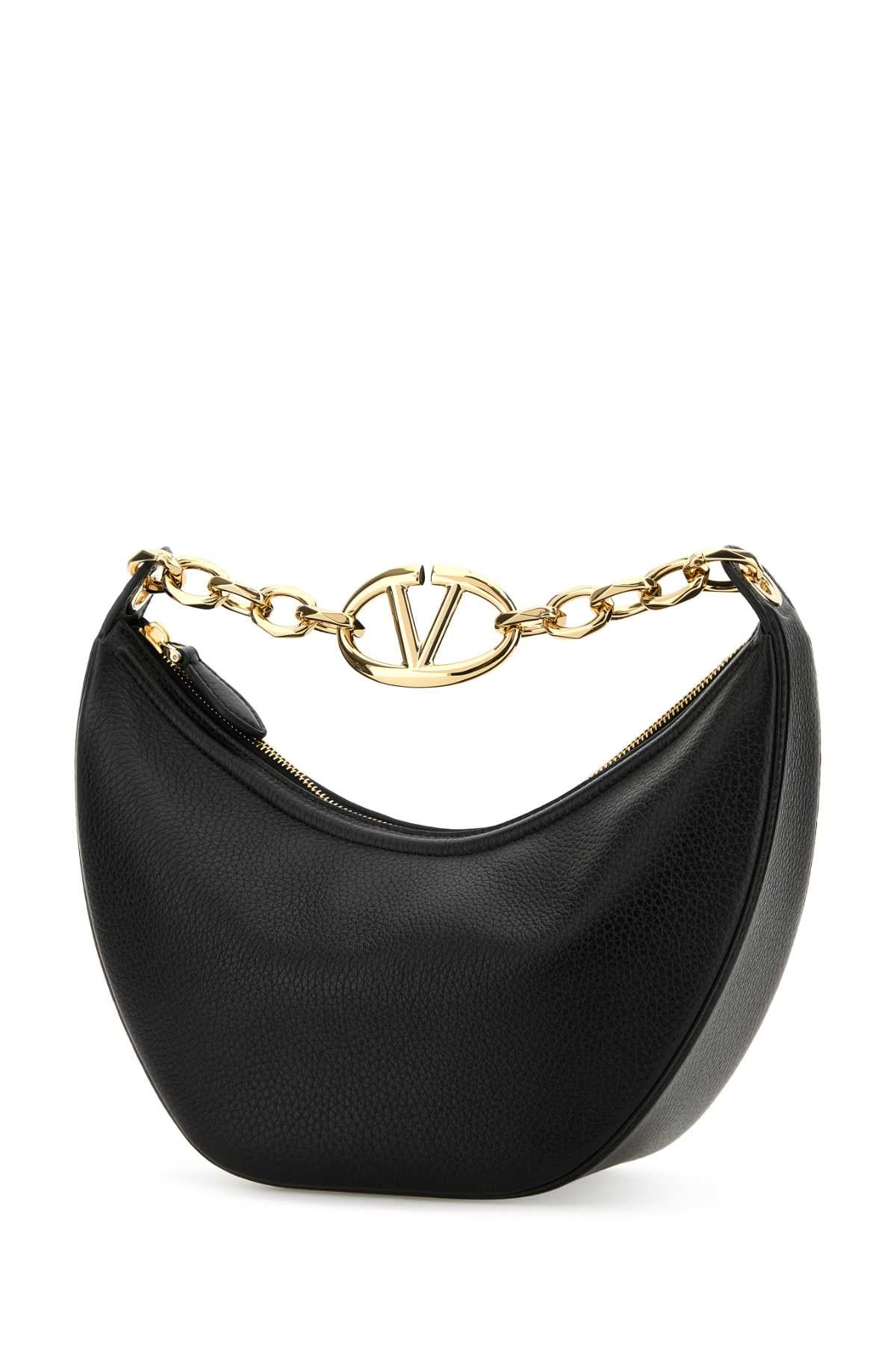 VALENTINO GARAVANI SMALL HOBO | VLOGO MOON B For Women Exterior: 100% Leather Lining: 100% Nappa leather Finishing: Golden metal
