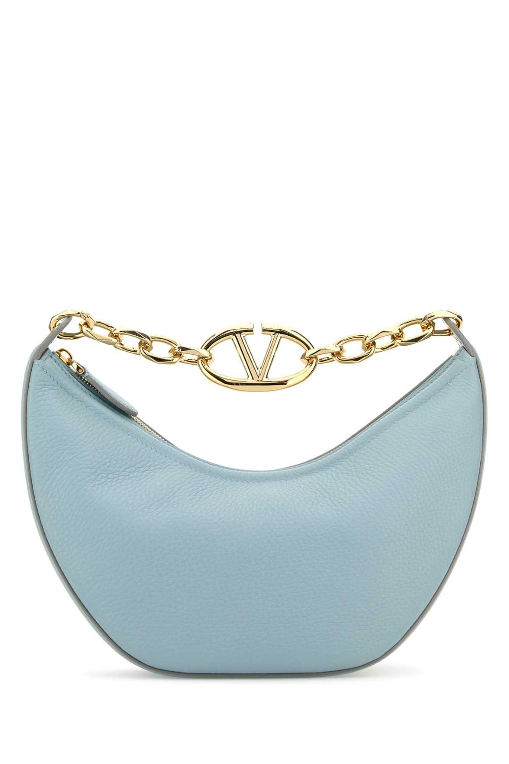 VALENTINO GARAVANI SMALL HOBO | VLOGO MOON B For Women Exterior: 100% Leather Lining: 100% Nappa leather Finishing: Golden metal