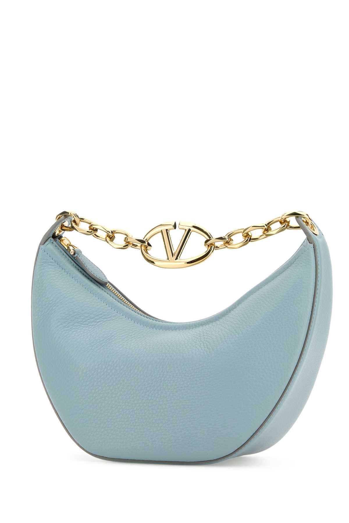 VALENTINO GARAVANI SMALL HOBO | VLOGO MOON B For Women Exterior: 100% Leather Lining: 100% Nappa leather Finishing: Golden metal