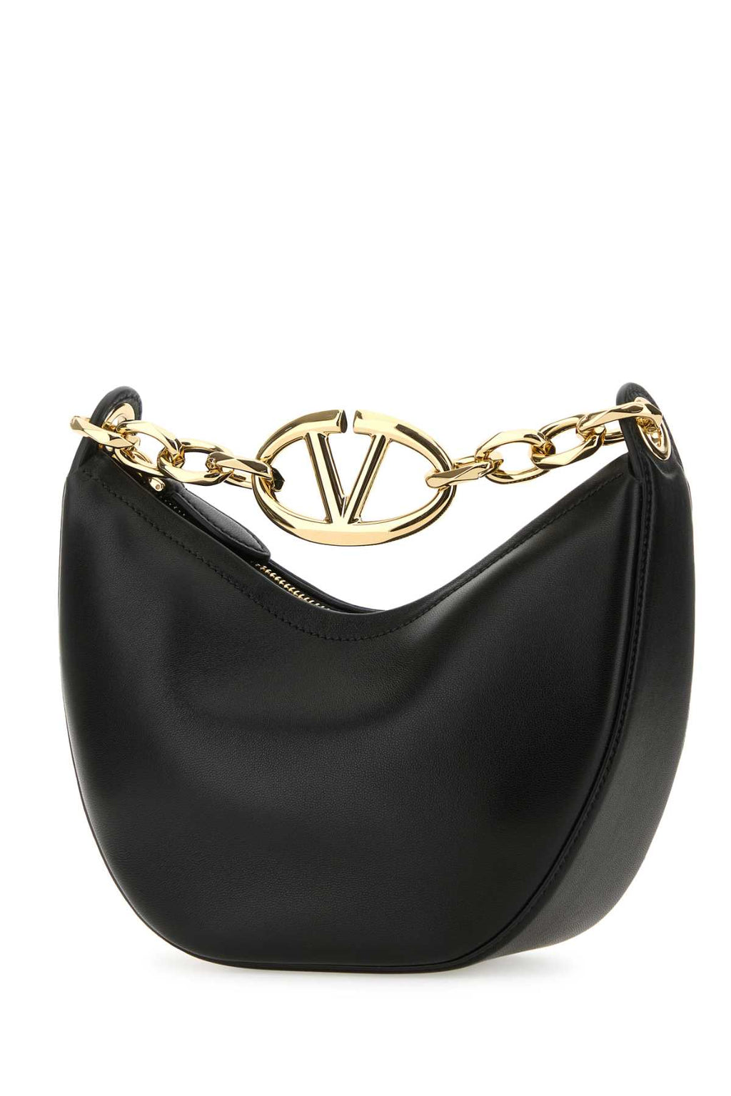 VALENTINO GARAVANI MINI HOBO | VLOGO MOON BA For Women Exterior: 100% Calf Lining: 100% Leather Finishing: Golden metal
