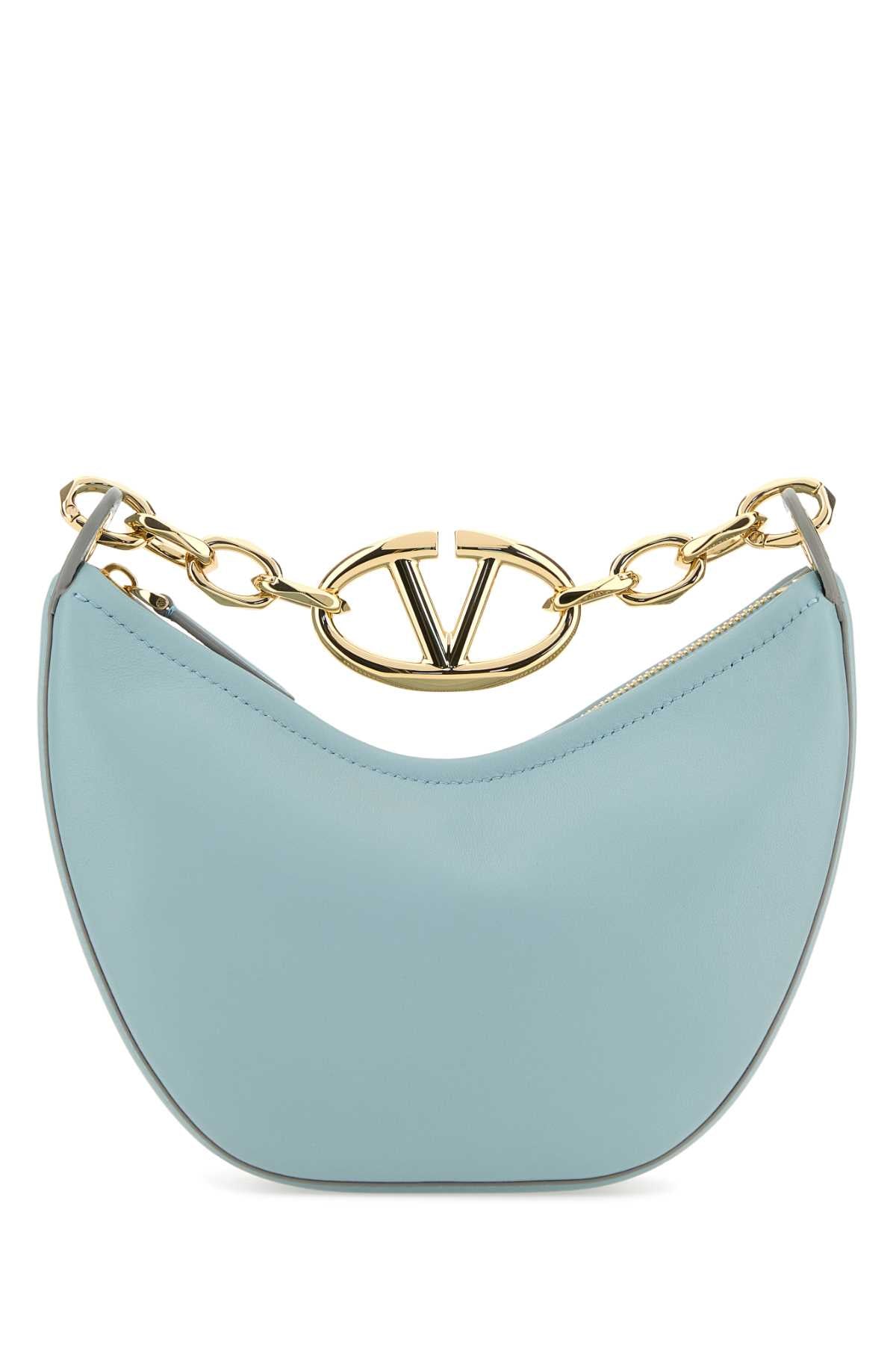 VALENTINO GARAVANI MINI HOBO | VLOGO MOON BA For Women Exterior: 100% Leather Lining: 100% Nappa leather Finishing: Golden metal