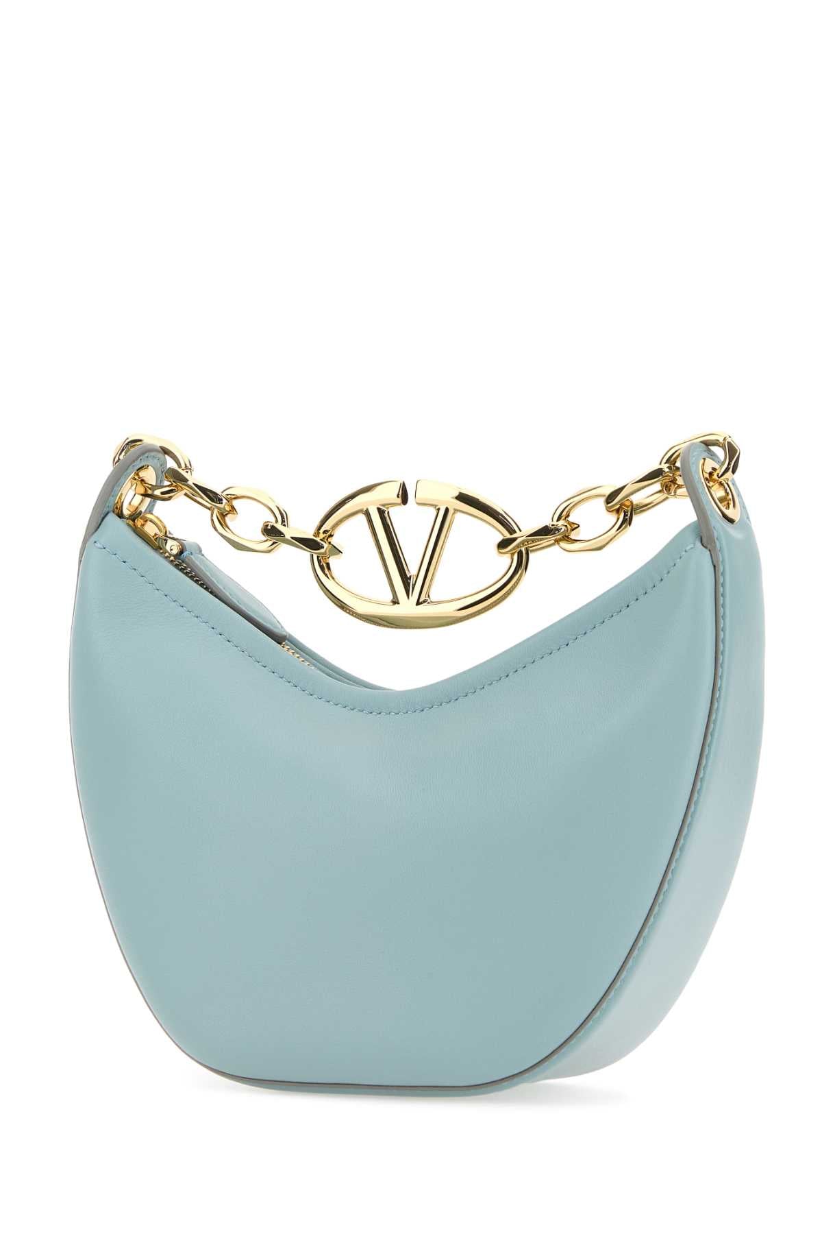 VALENTINO GARAVANI MINI HOBO | VLOGO MOON BA For Women Exterior: 100% Leather Lining: 100% Nappa leather Finishing: Golden metal
