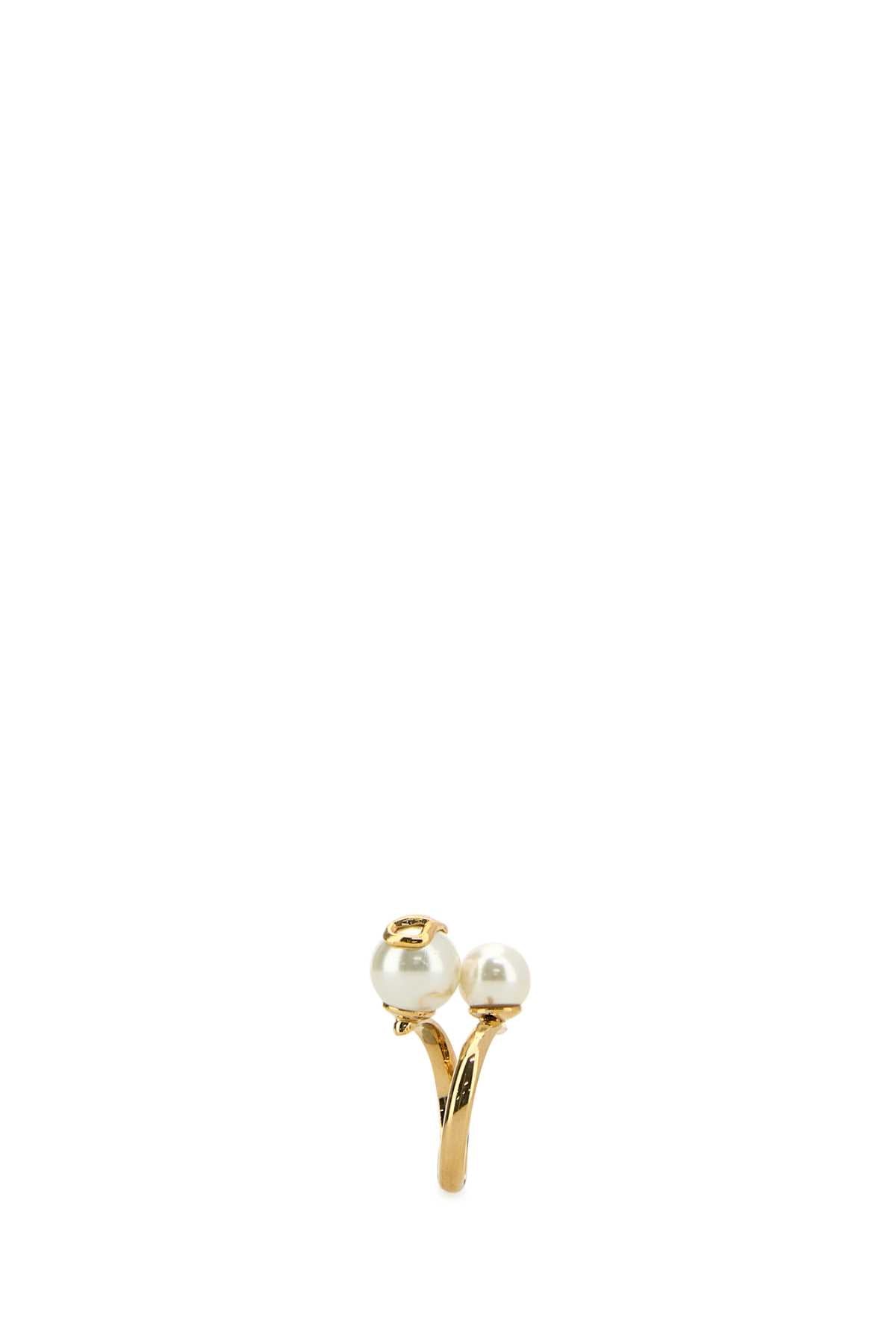 VALENTINO GARAVANI RING (PERLA 8-10mm) | VLO For Women Exterior: 100% Metal 100% Pearls Finishing color: Gold