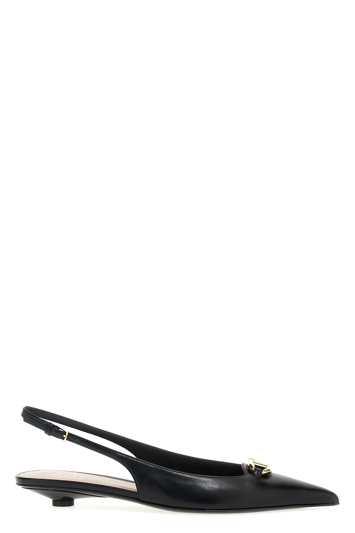 VALENTINO GARAVANI Valentino Garavani 'VLogo' slingback For Women 100% calfskin leather (Bos Taurus)