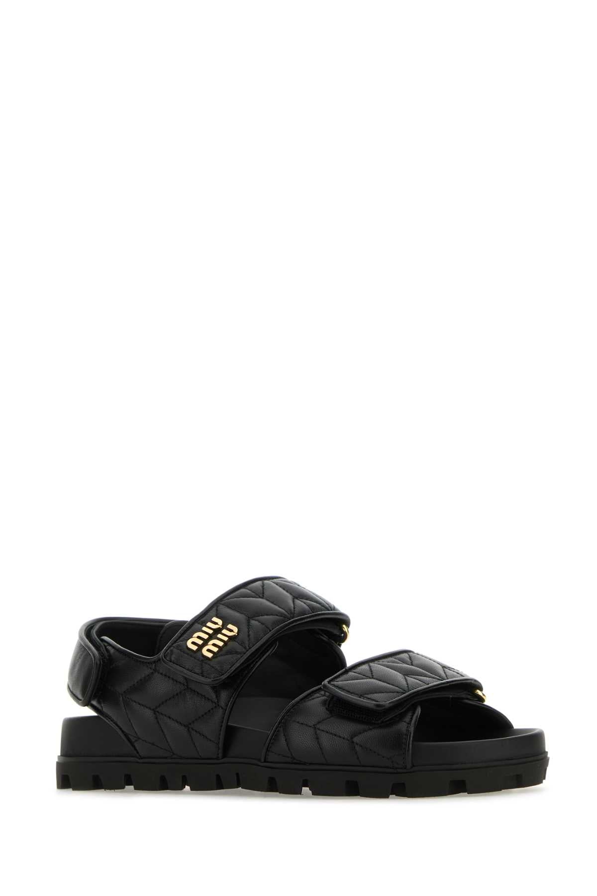 MIU MIU SANDALI For Women 100%Agnello
