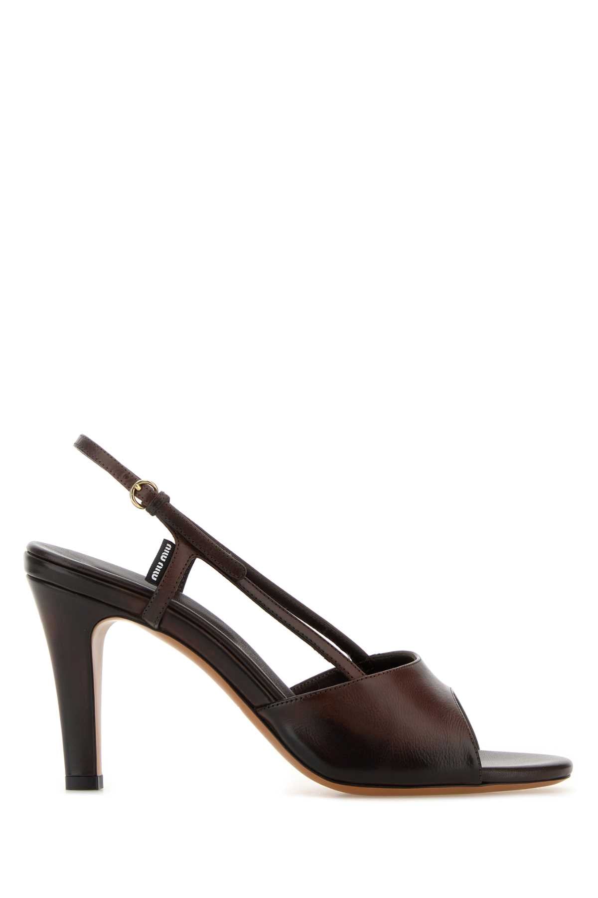 MIU MIU DECOLLETE' For Women Exterior: 100% Calf Interior: 100% Leather Sole: Leather