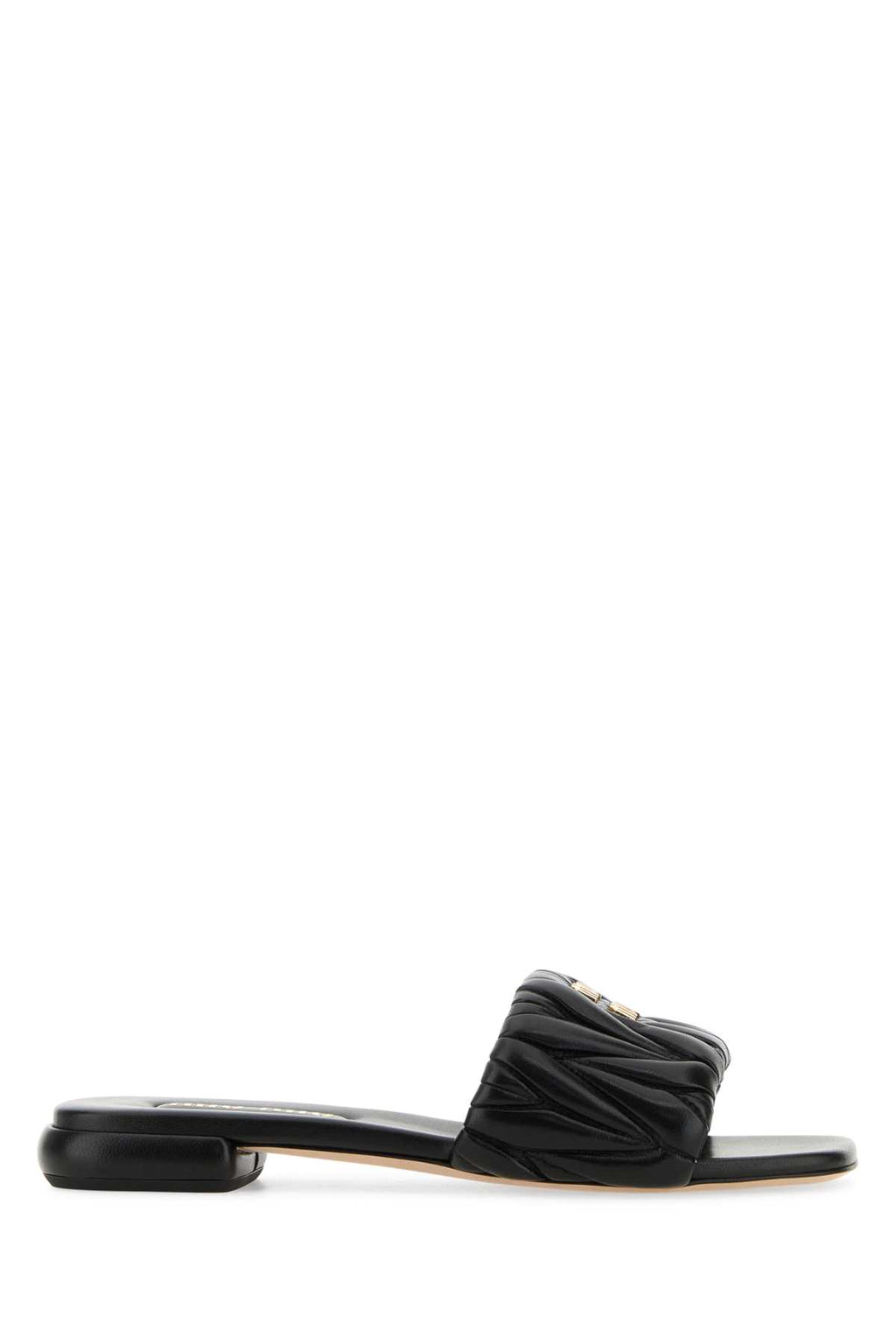 MIU MIU CIABATTE For Women 100%LAMBLEATHER