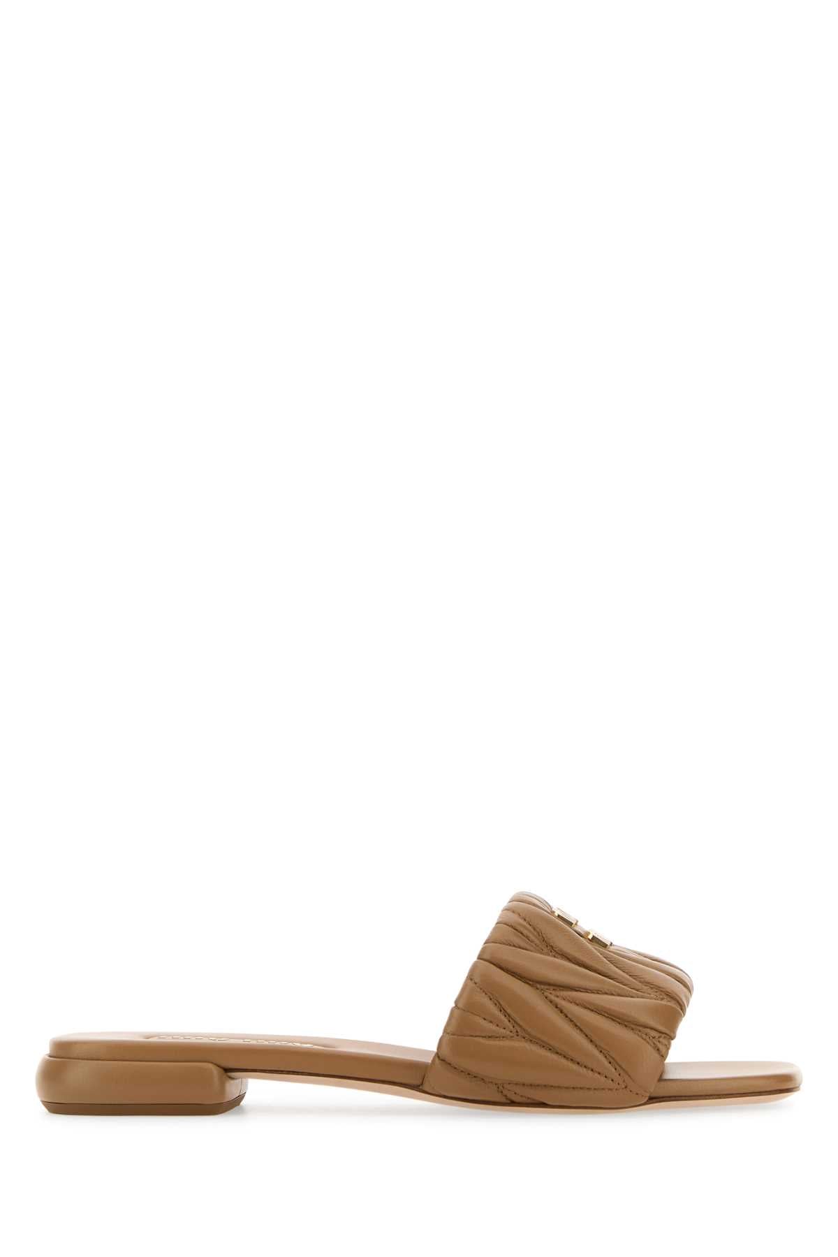 MIU MIU SANDALI For Women 100%Agnello