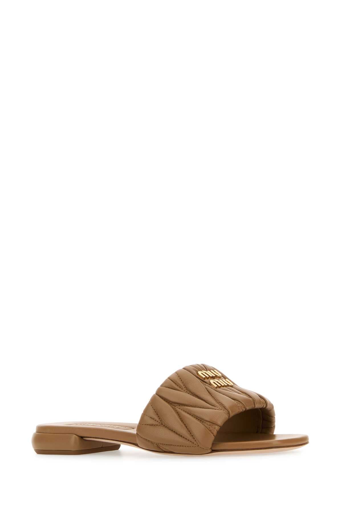 MIU MIU SANDALI For Women 100%Agnello