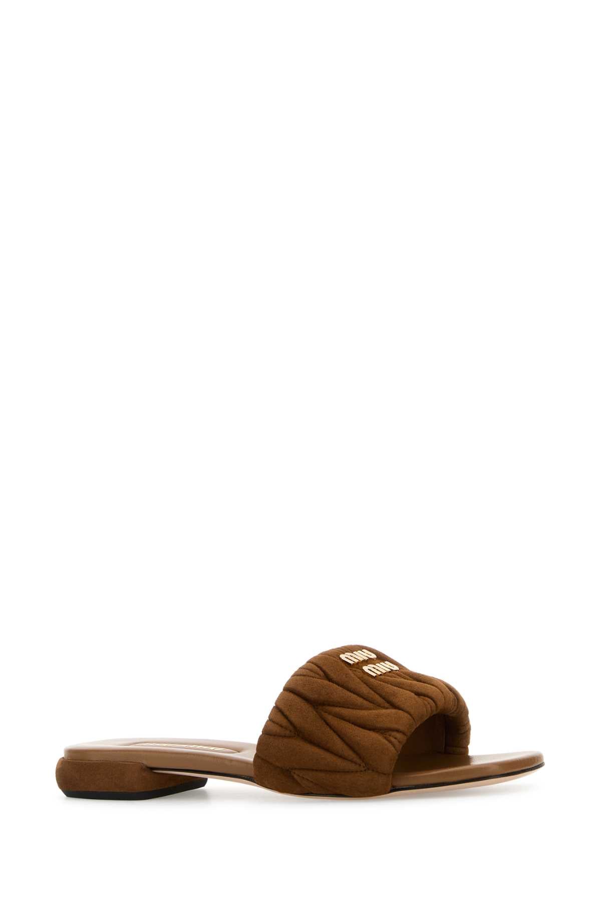 MIU MIU SANDALI For Women 100%LAMBLEATHER