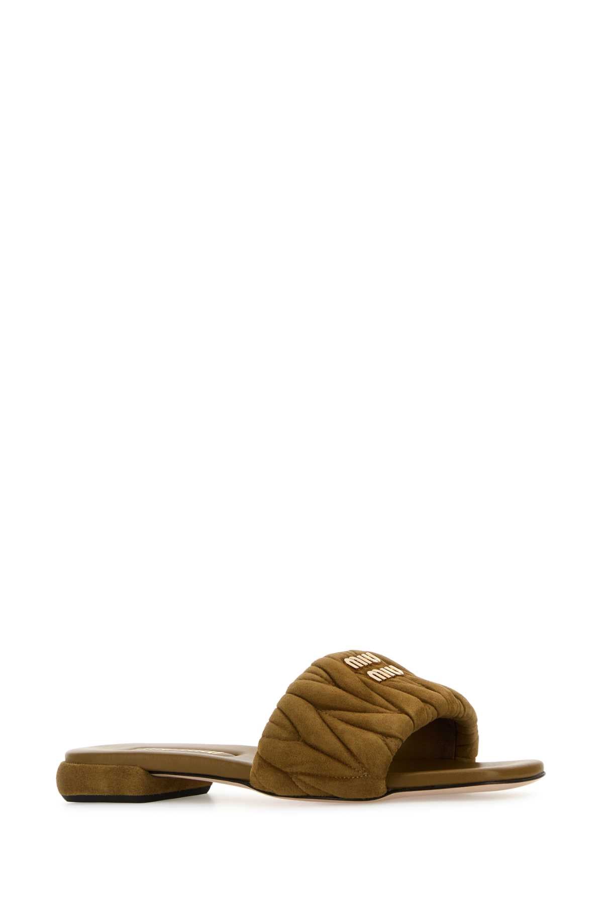 MIU MIU SANDALI For Women 100%LAMBLEATHER