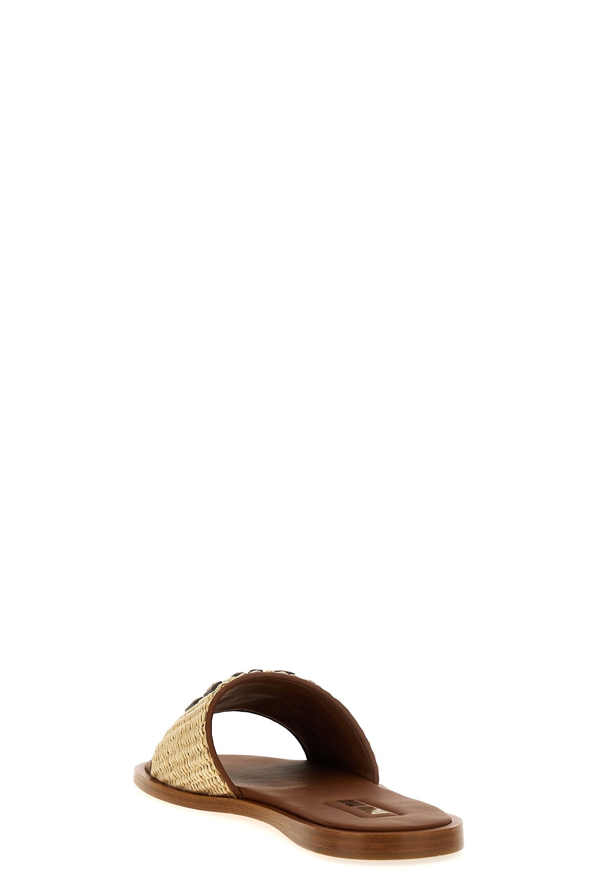 MIU MIU Logo sandals For Women 100% polyamide