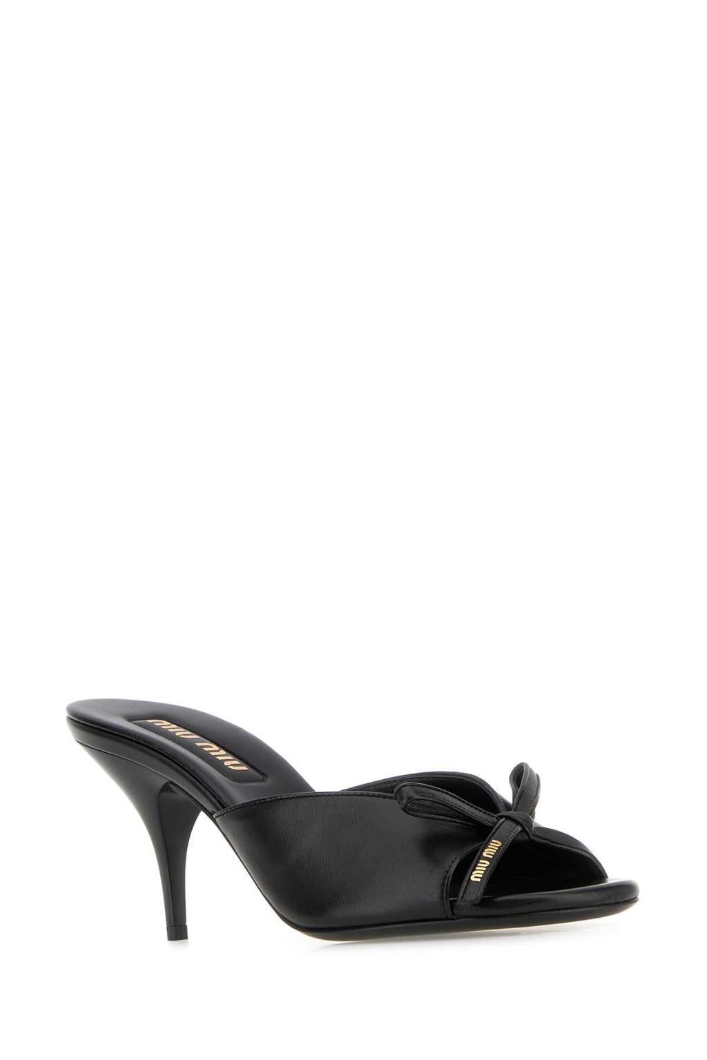 MIU MIU CIABATTE For Women Exterior: 100% Lamb Interior: 100% Leather Sole: Leather