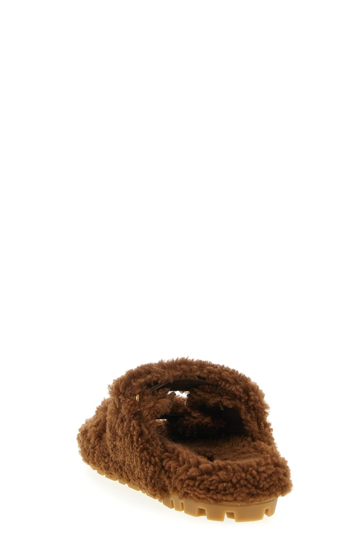 MIU MIU Shearling sandals For Women 100% ovis aries
