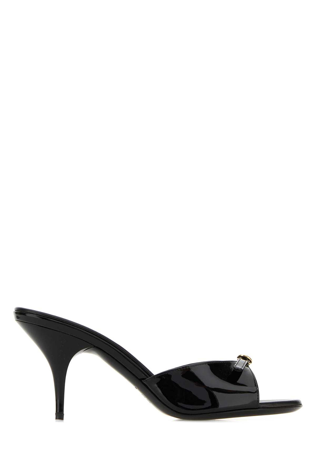 MIU MIU CIABATTE For Women Exterior: 100% Leather Interior: 100% Leather Sole: Leather