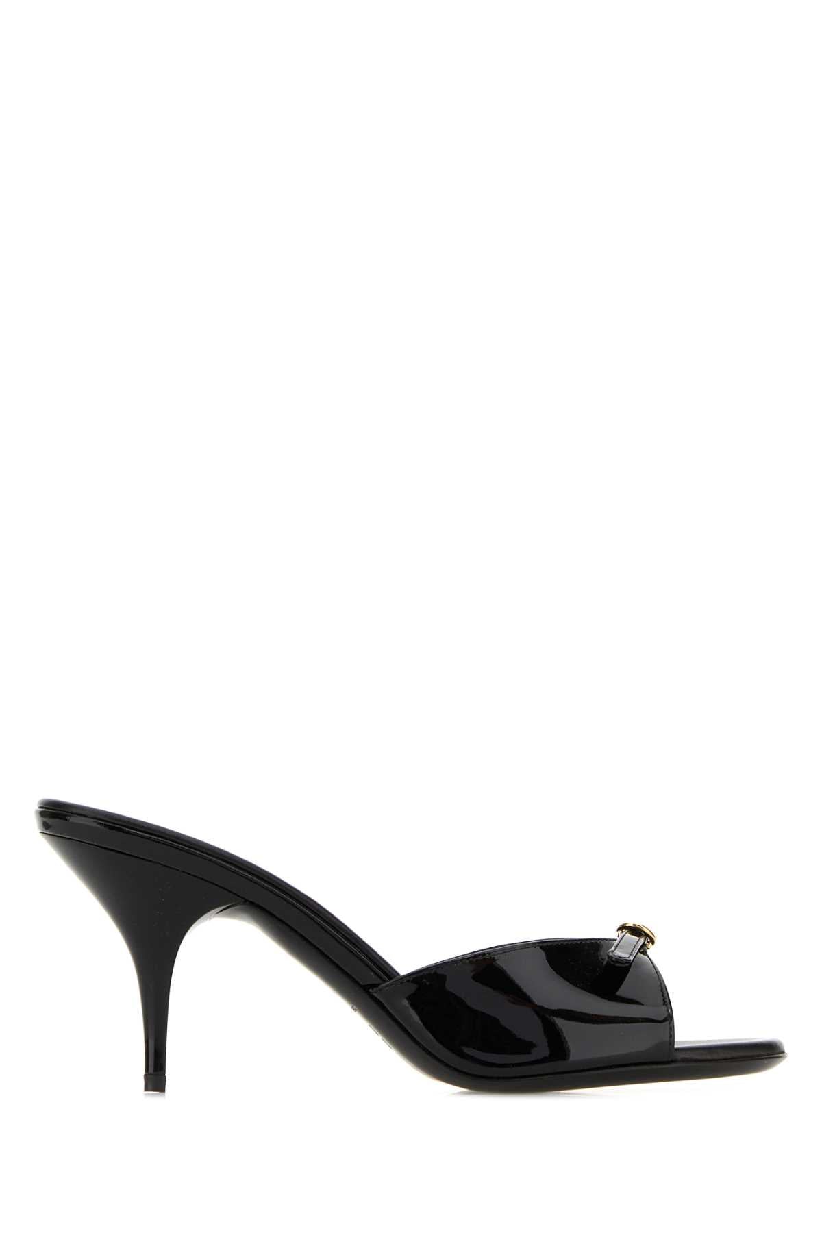 MIU MIU CIABATTE For Women Exterior: 100% Leather Interior: 100% Leather Sole: Leather