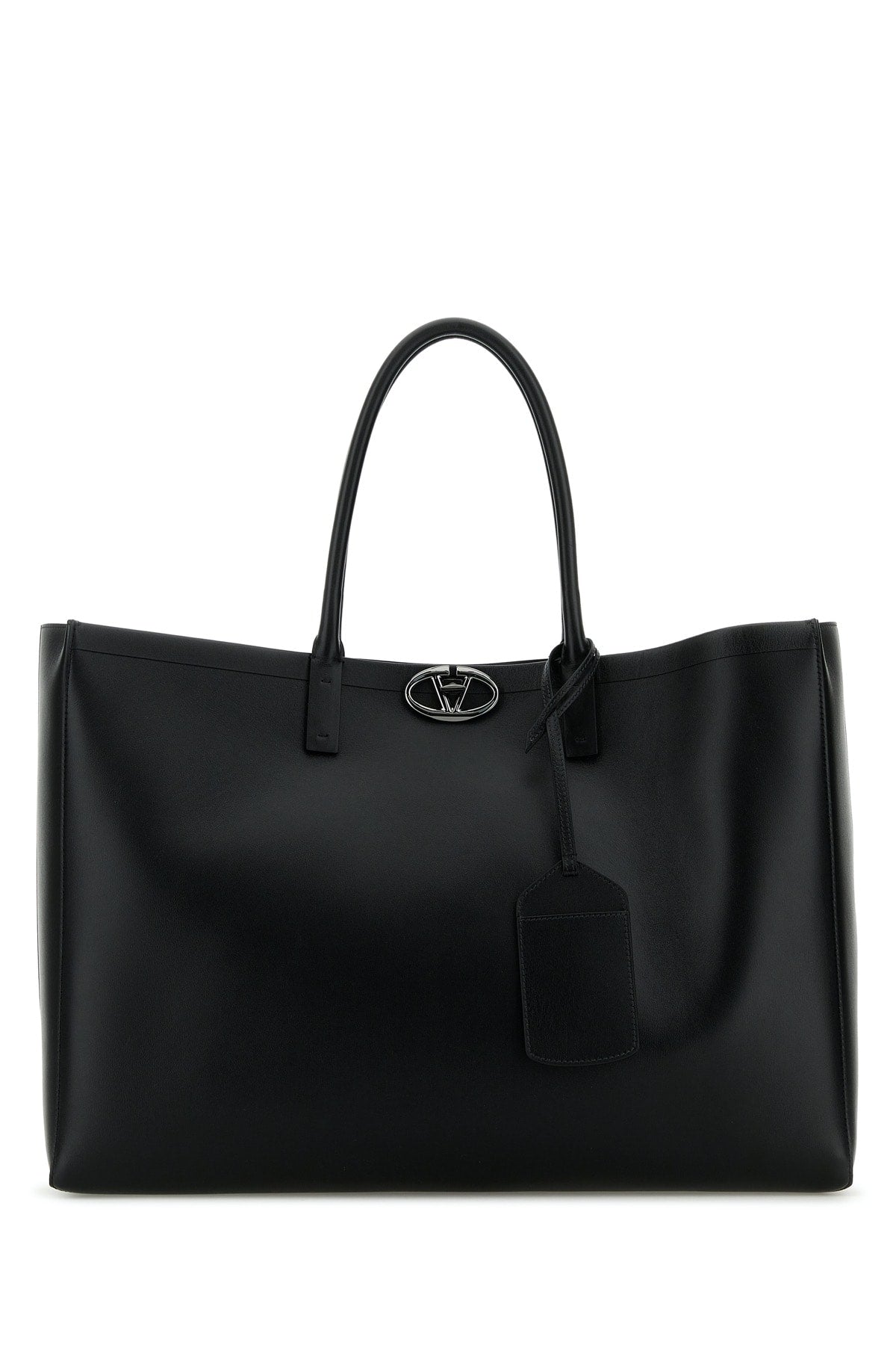 VALENTINO GARAVANI TOTE E/W | VLOGO THE BOLD For Men Exterior: 100% Leather Finishing: Gunmetal