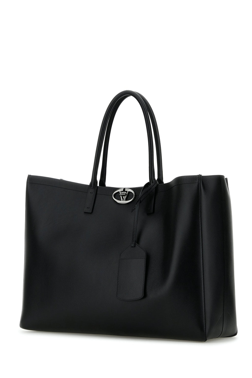 VALENTINO GARAVANI TOTE E/W | VLOGO THE BOLD For Men Exterior: 100% Leather Finishing: Gunmetal