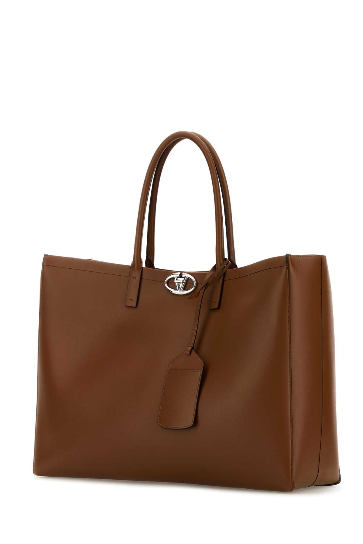 VALENTINO GARAVANI TOTE E/W | VLOGO THE BOLD For Men Exterior: 100% Leather Finishing: Gunmetal