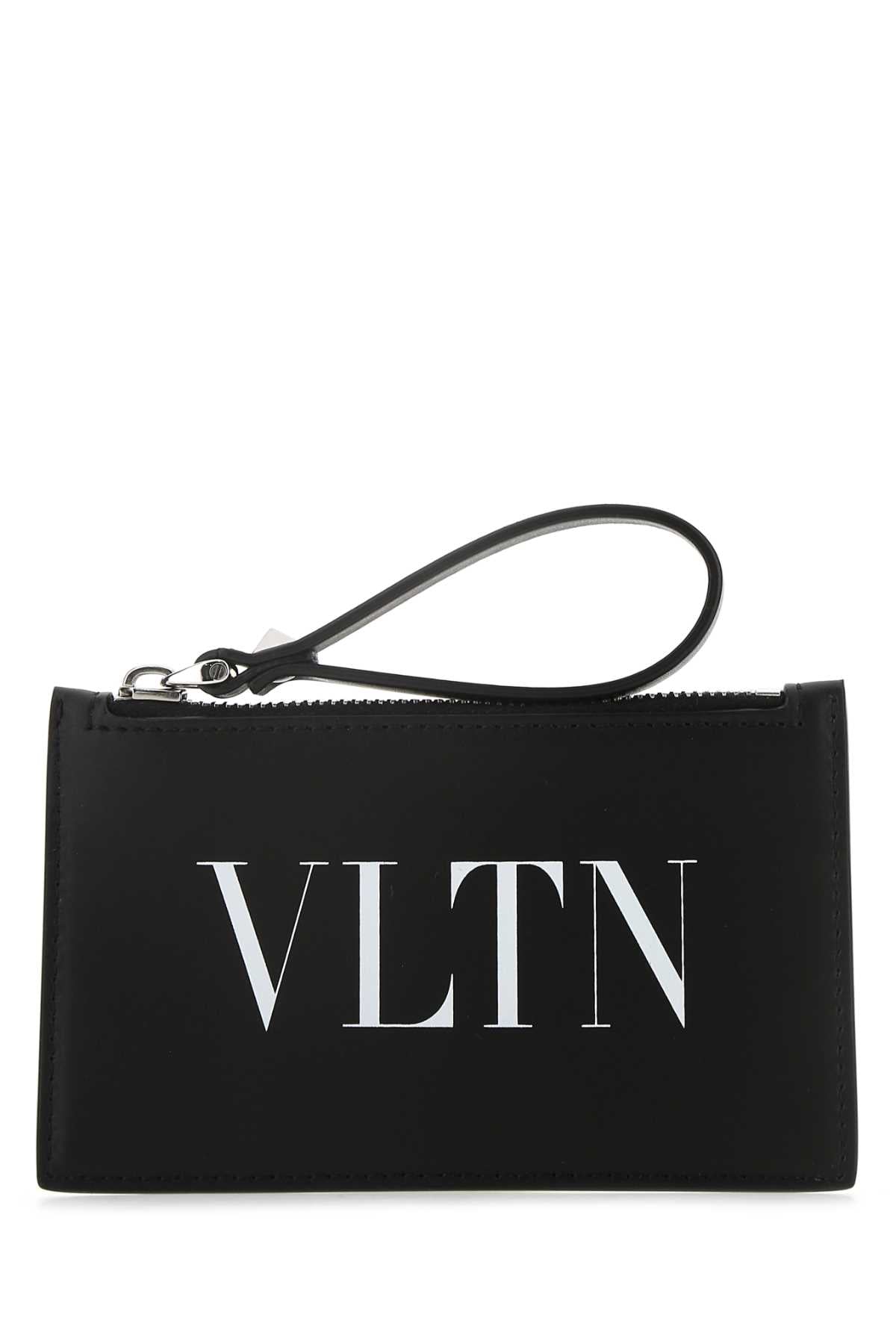 VALENTINO GARAVANI PORTAFOGLIO For Men Exterior: 100% Calf Finishing: Silver metal