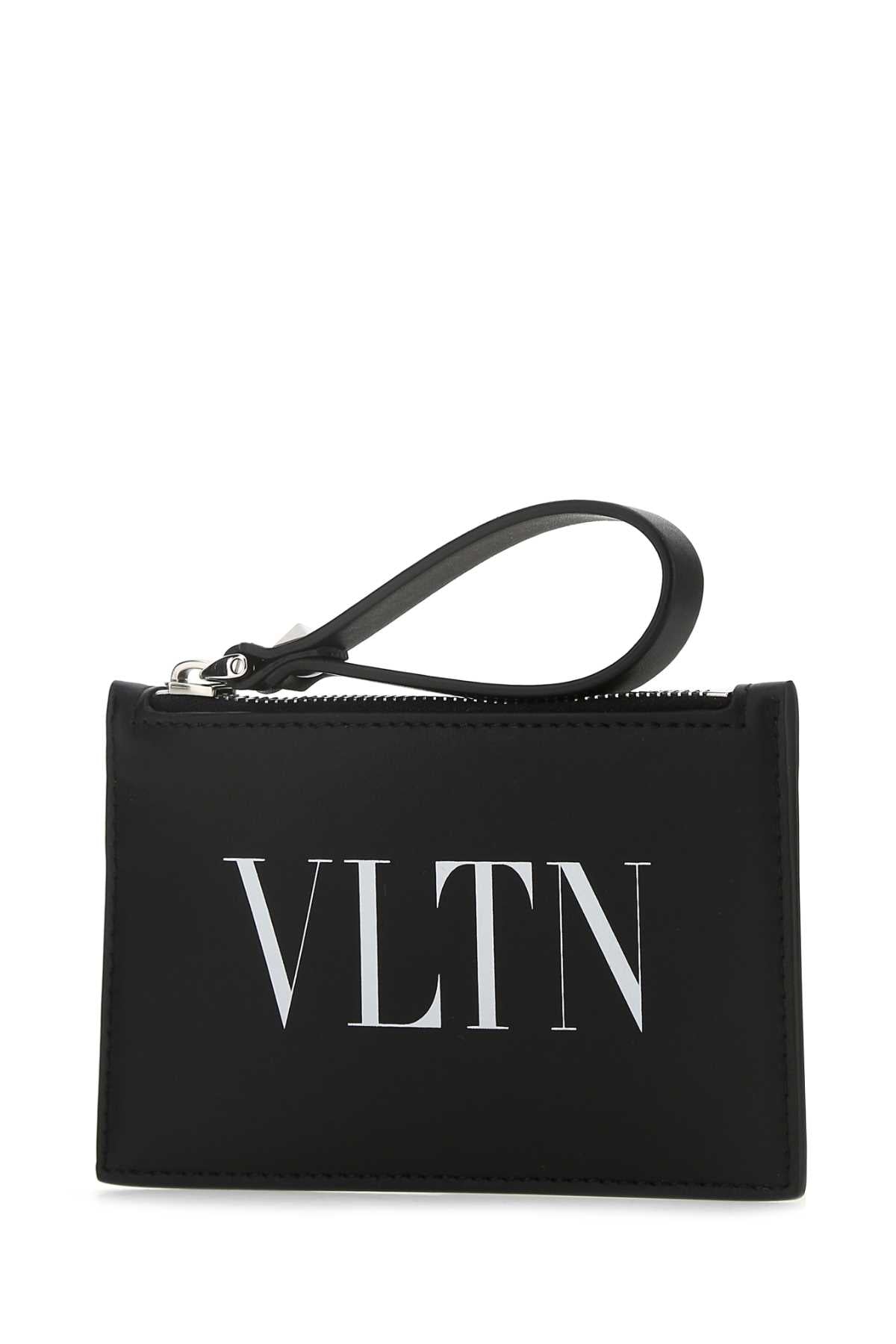 VALENTINO GARAVANI PORTAFOGLIO For Men Exterior: 100% Calf Finishing: Silver metal