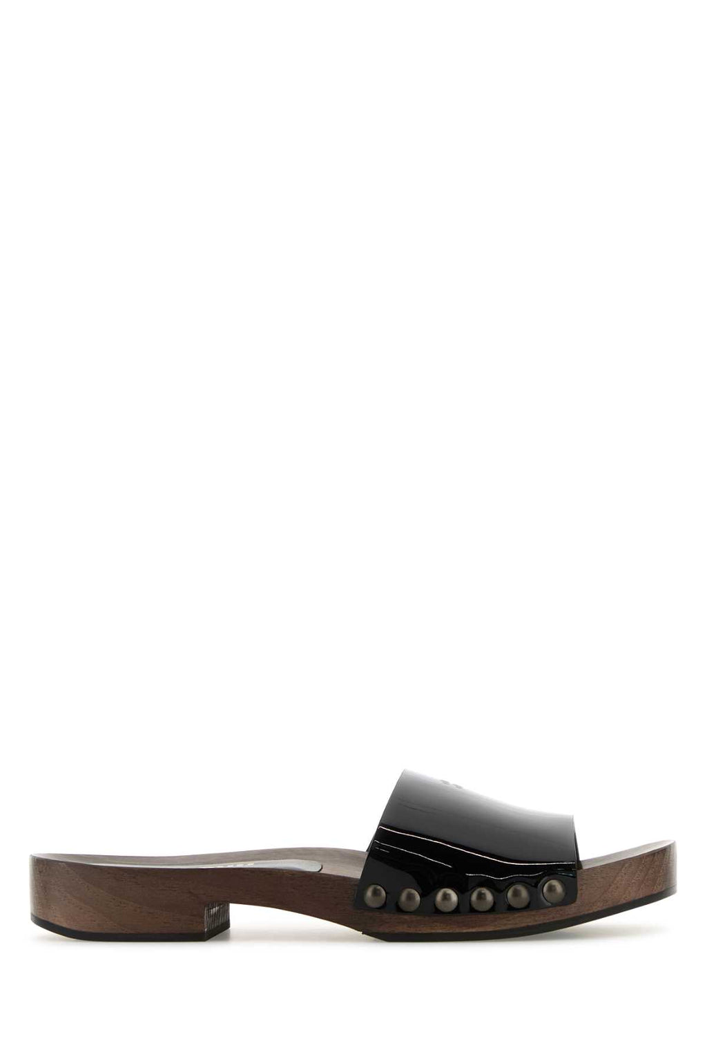 MIU MIU ZOCCOLI For Women Exterior: 100% Leather Interior : 100% Leather 100% Fabric Sole: Rubber