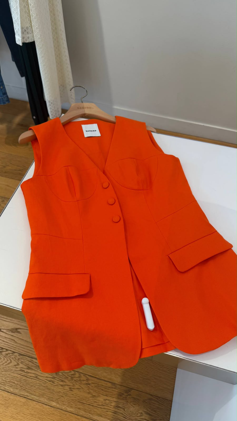 Sleeveless Tailored Vest
